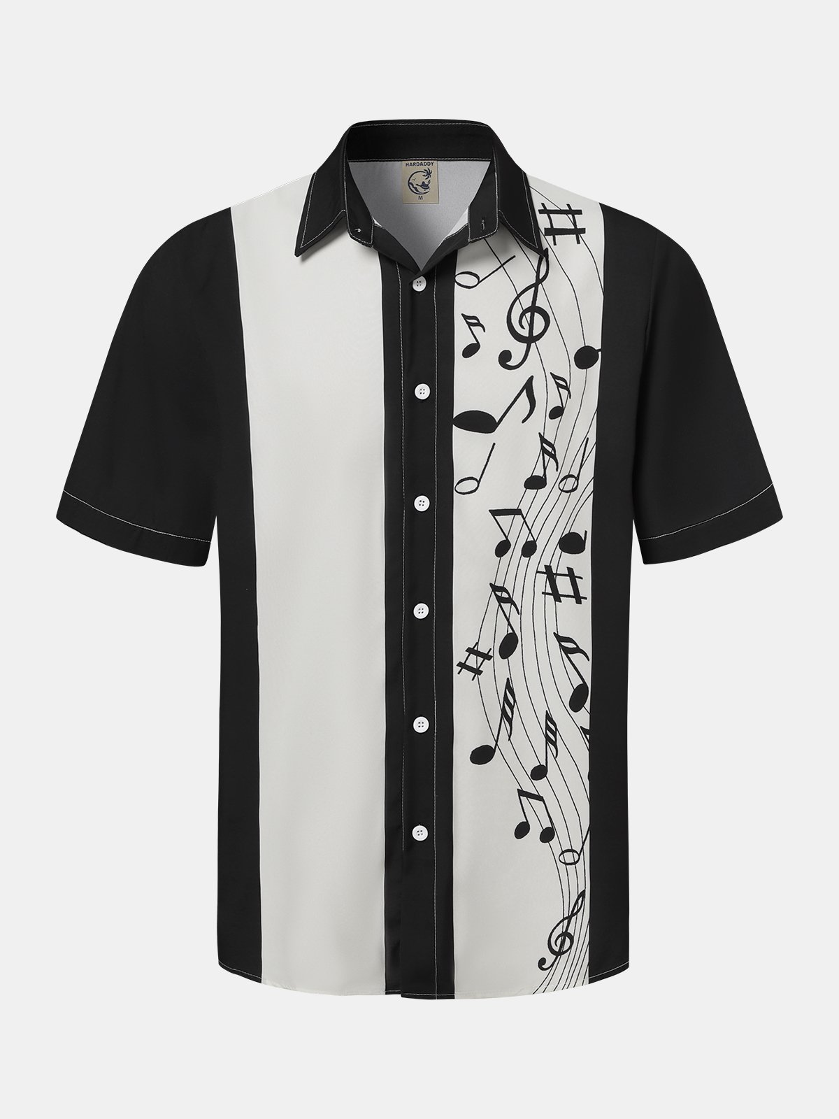 Casual Music Shirt Collar Men-Shirts