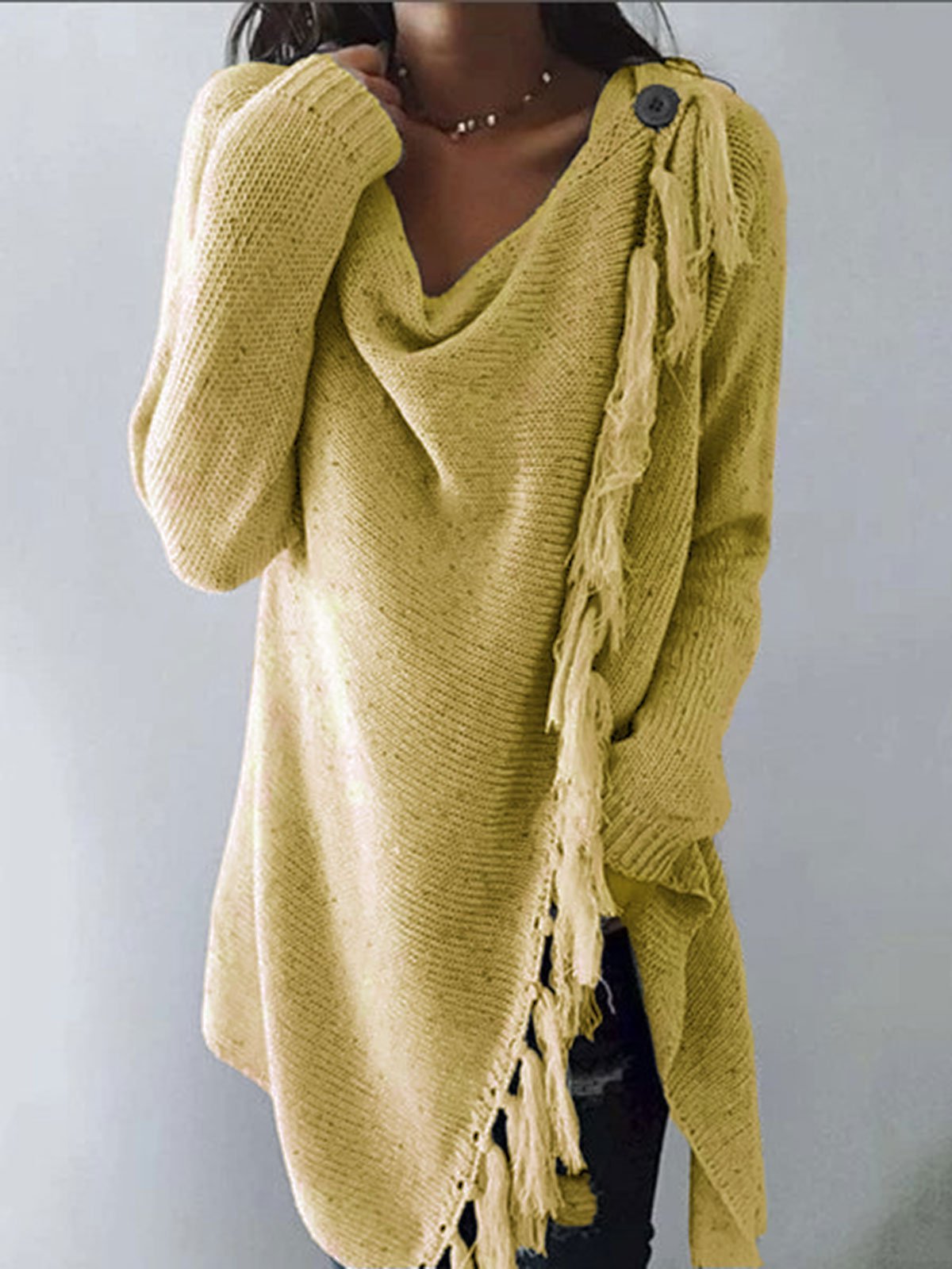 Wool/knitting Casual Loosen Blouses&shirts