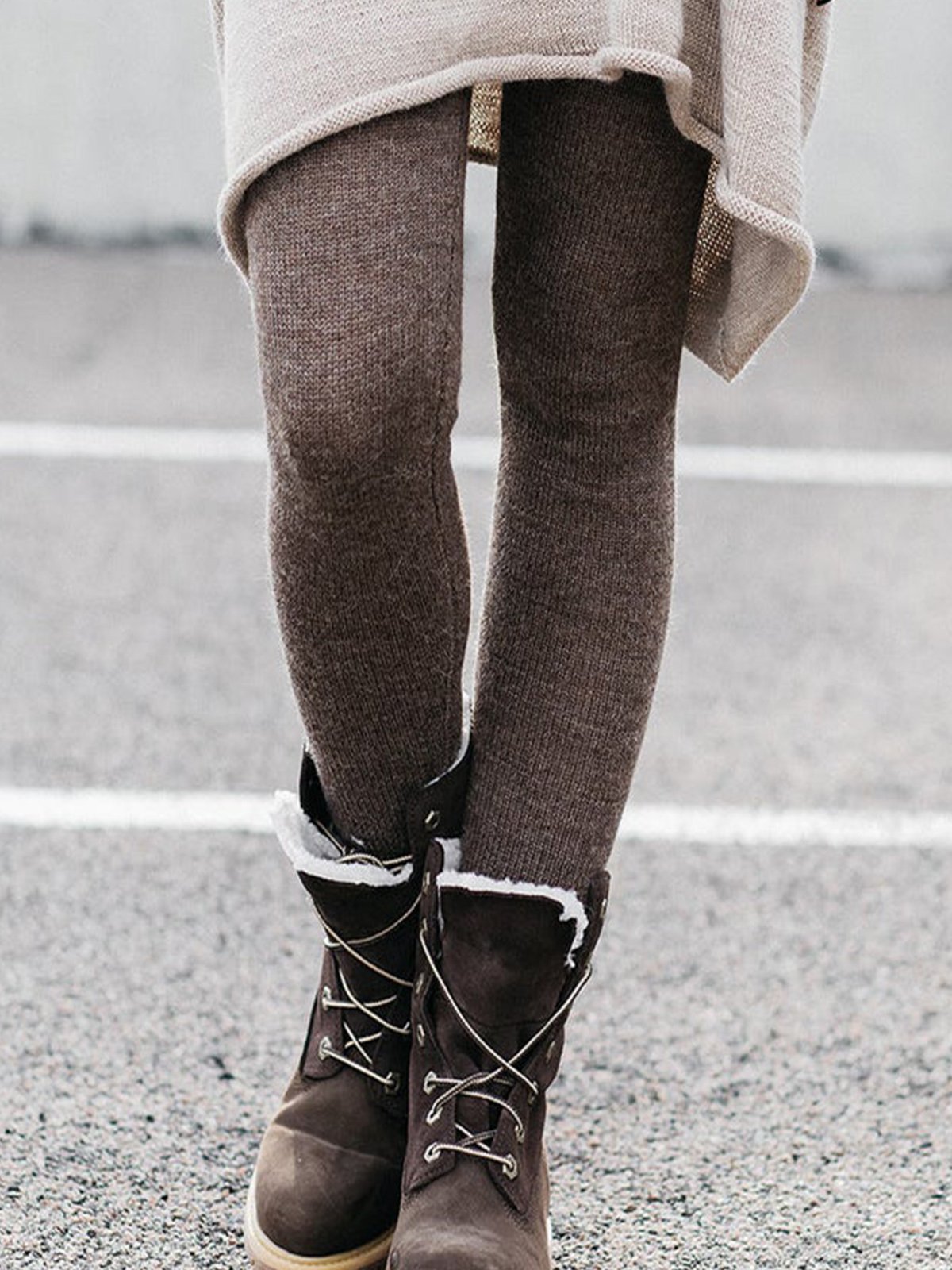 Solid Casual Leggings