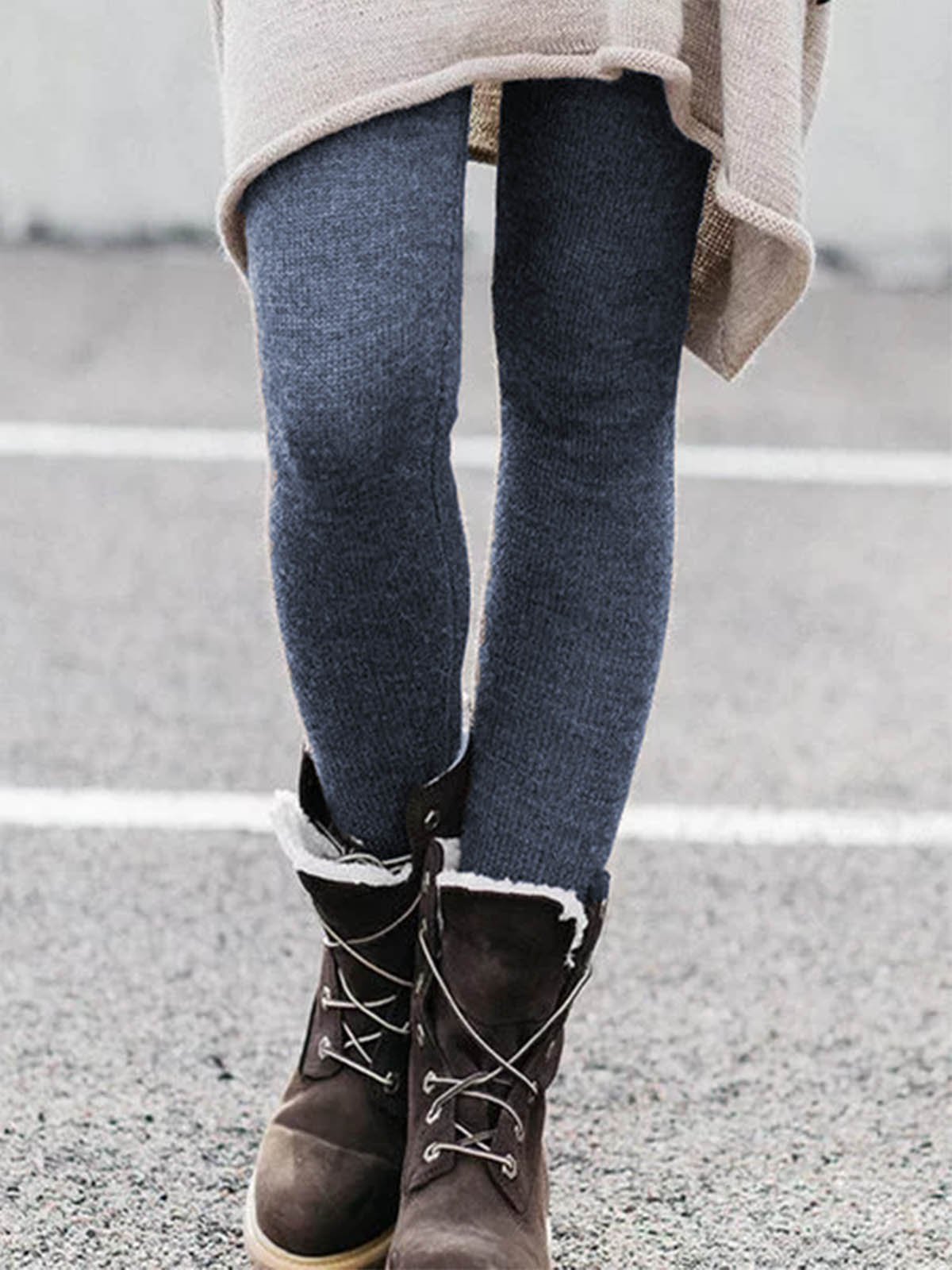 Solid Casual Leggings