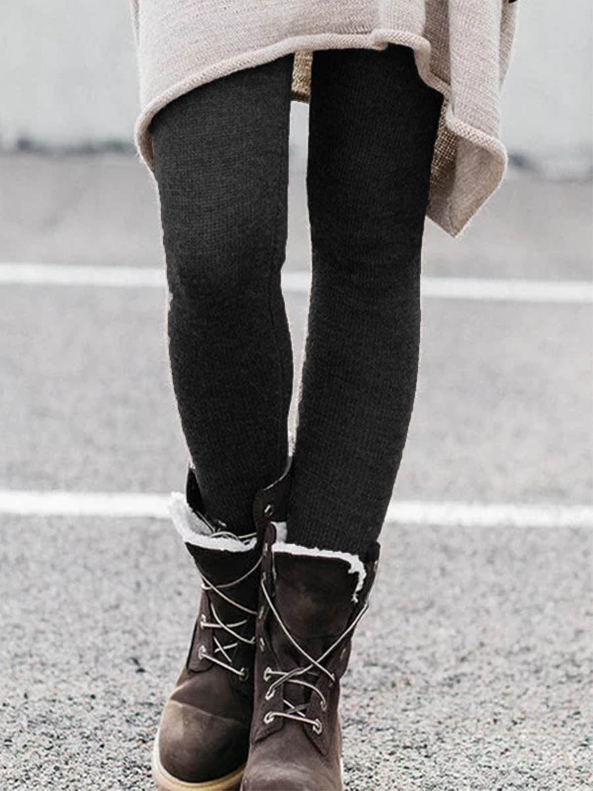 Solid Casual Leggings
