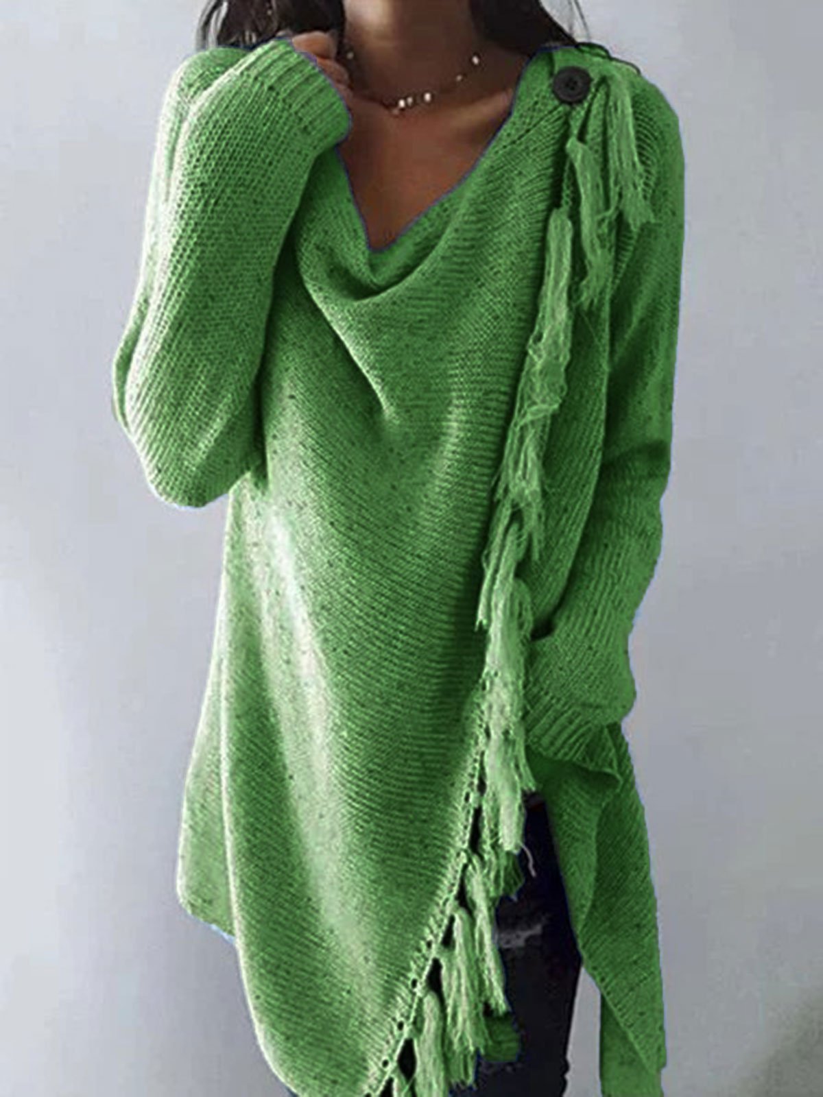 Wool/knitting Casual Loosen Blouses&shirts