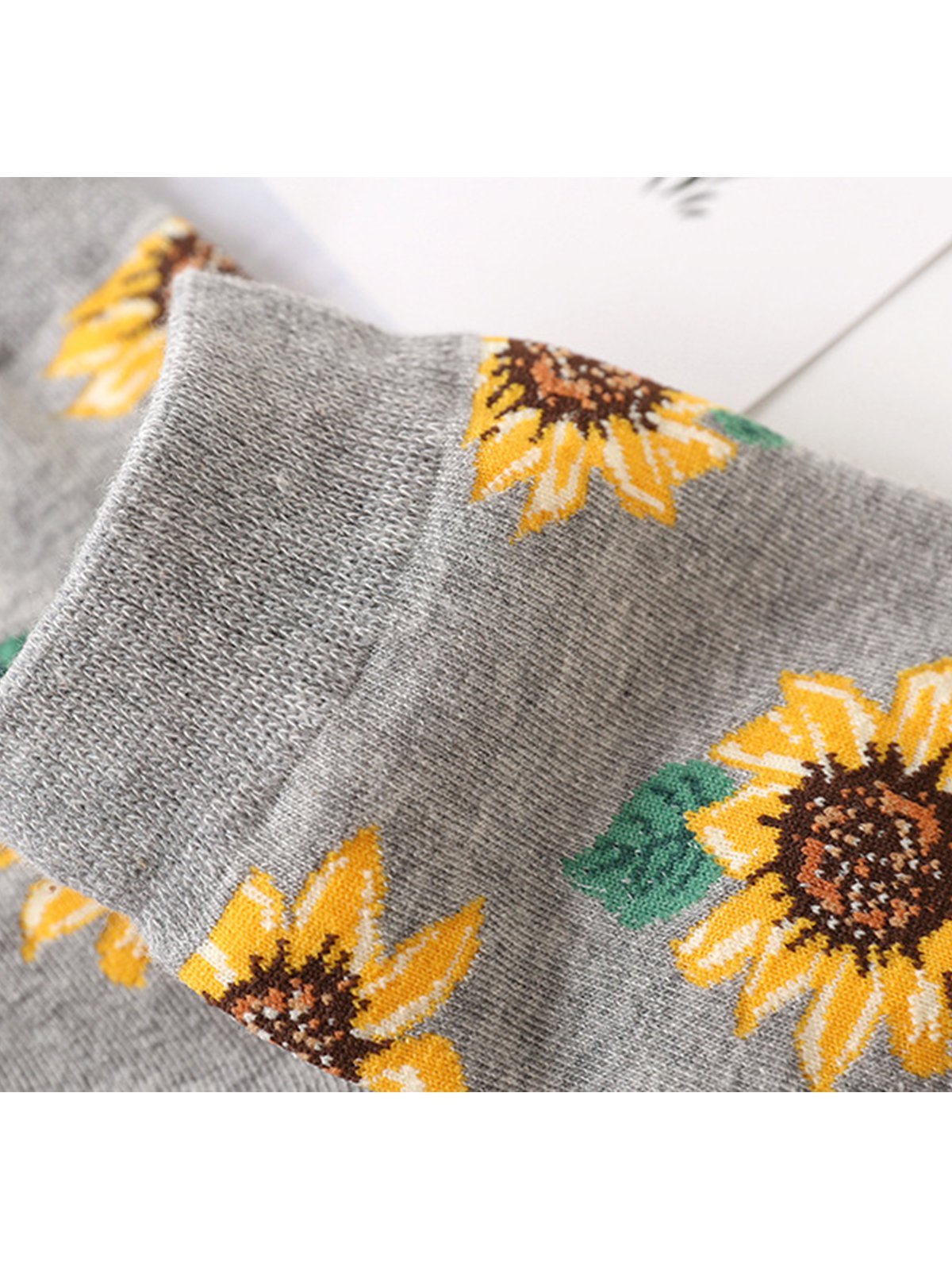 Floral Casual Knitted Socks & Tights