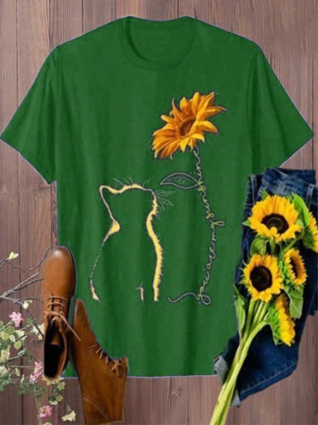 Casual Animal Loosen T-shirt