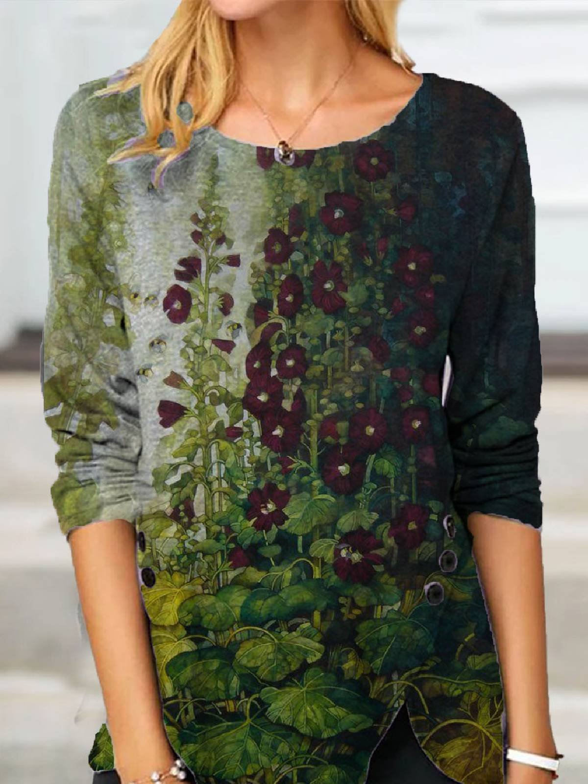 Regular Fit Printed Casual Auto-Clearance