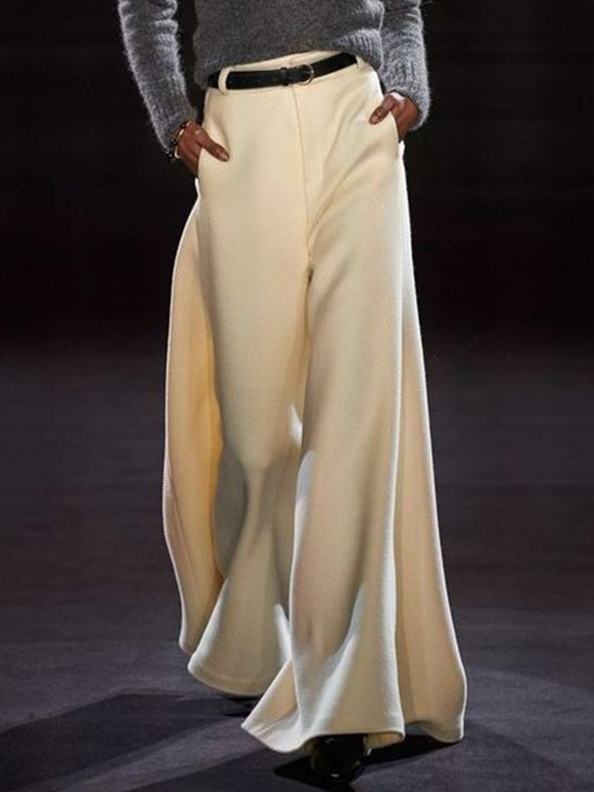 Vintage Plain Pants