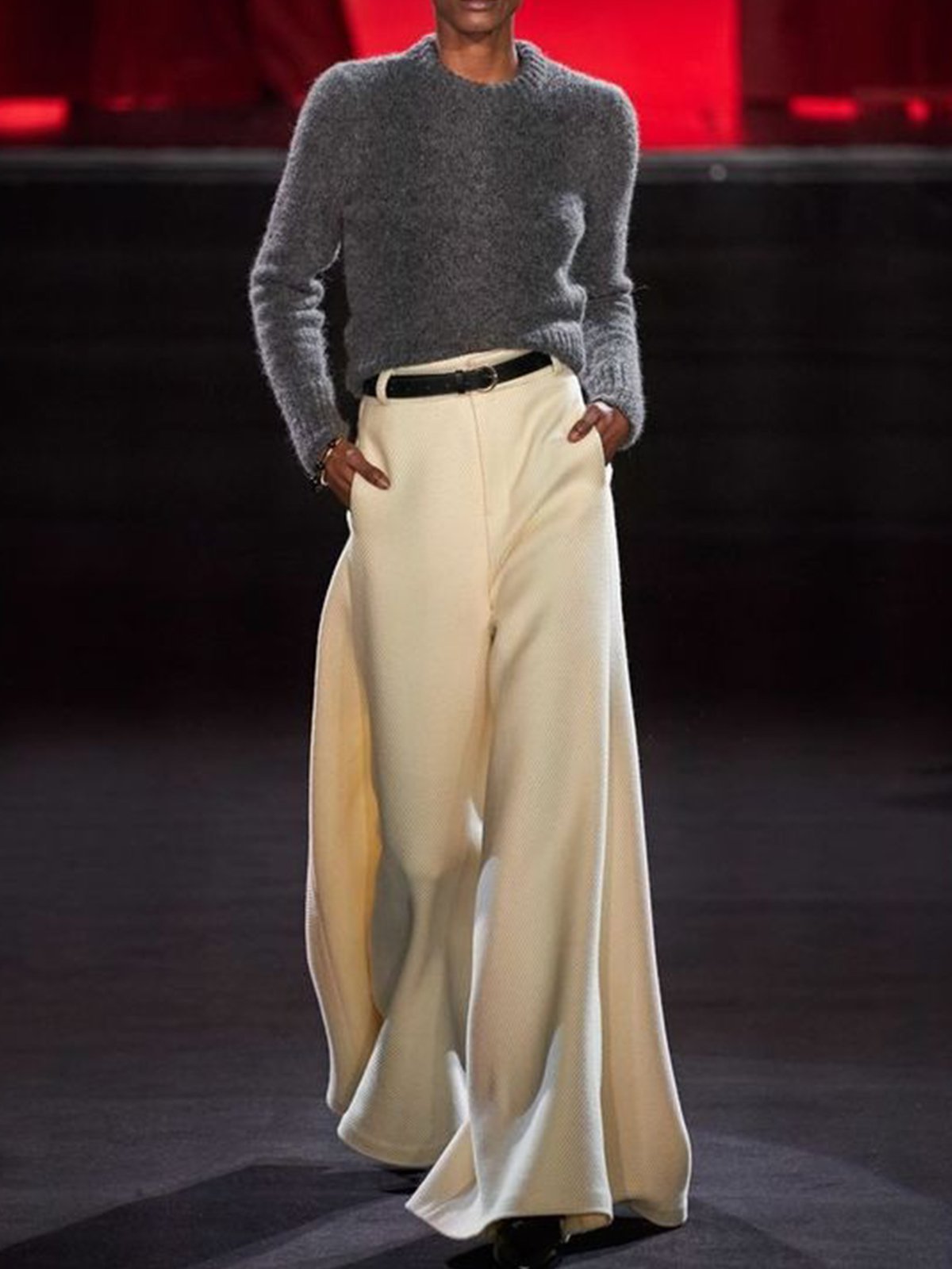 Vintage Plain Pants