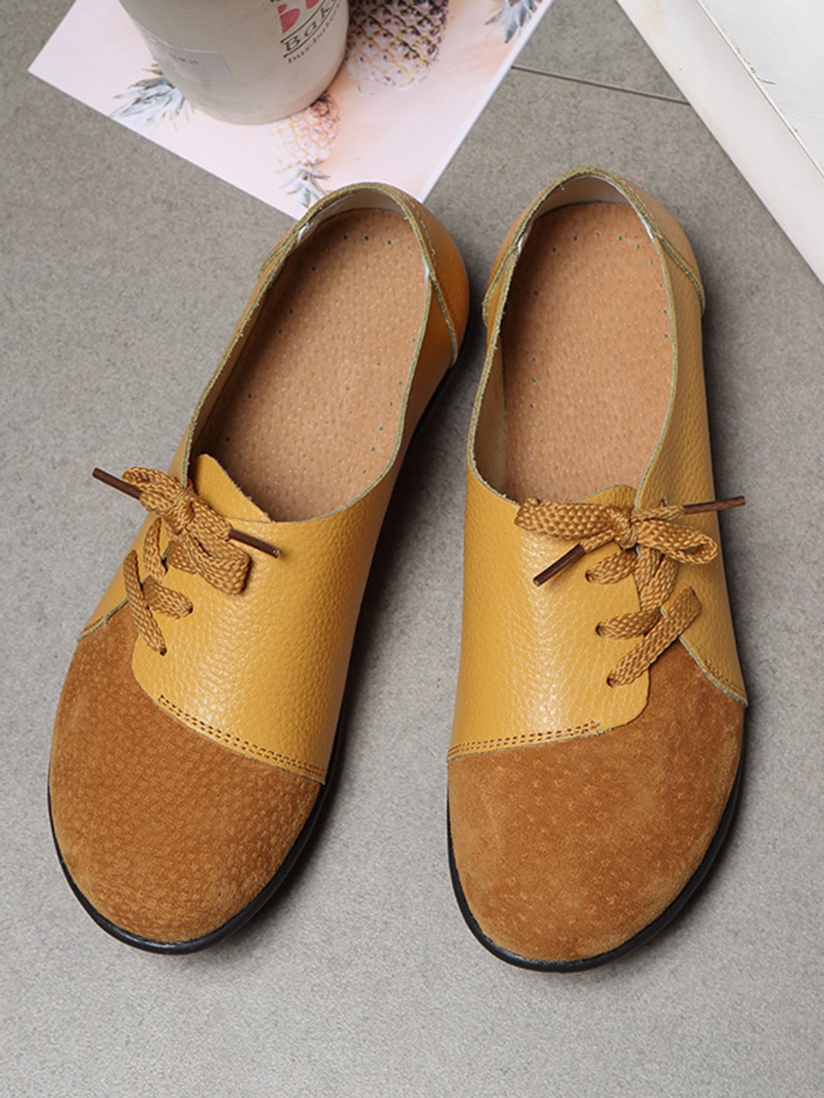 Pu Leather Flats/loafers