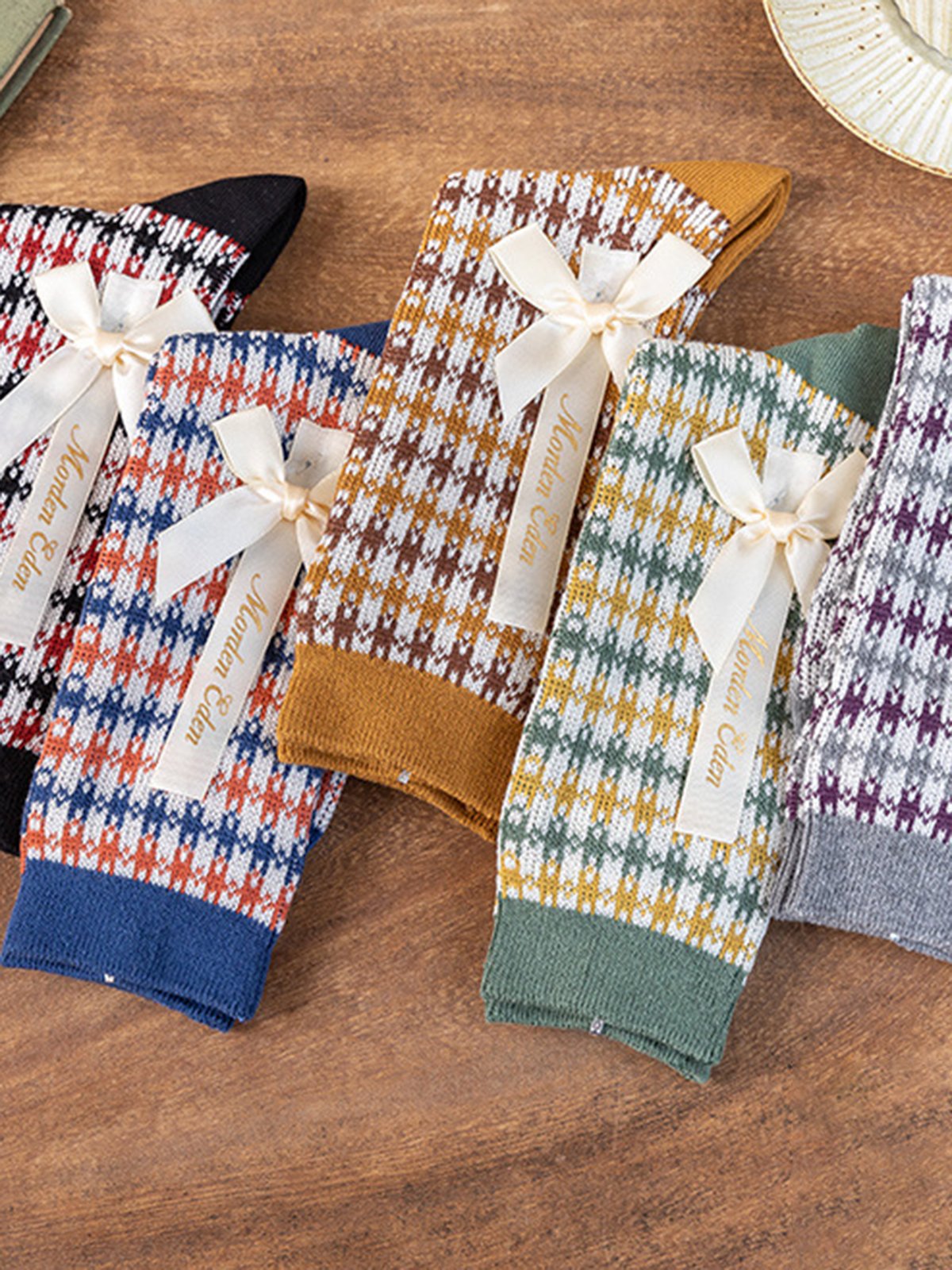 Cotton-Blend Socks & Tights