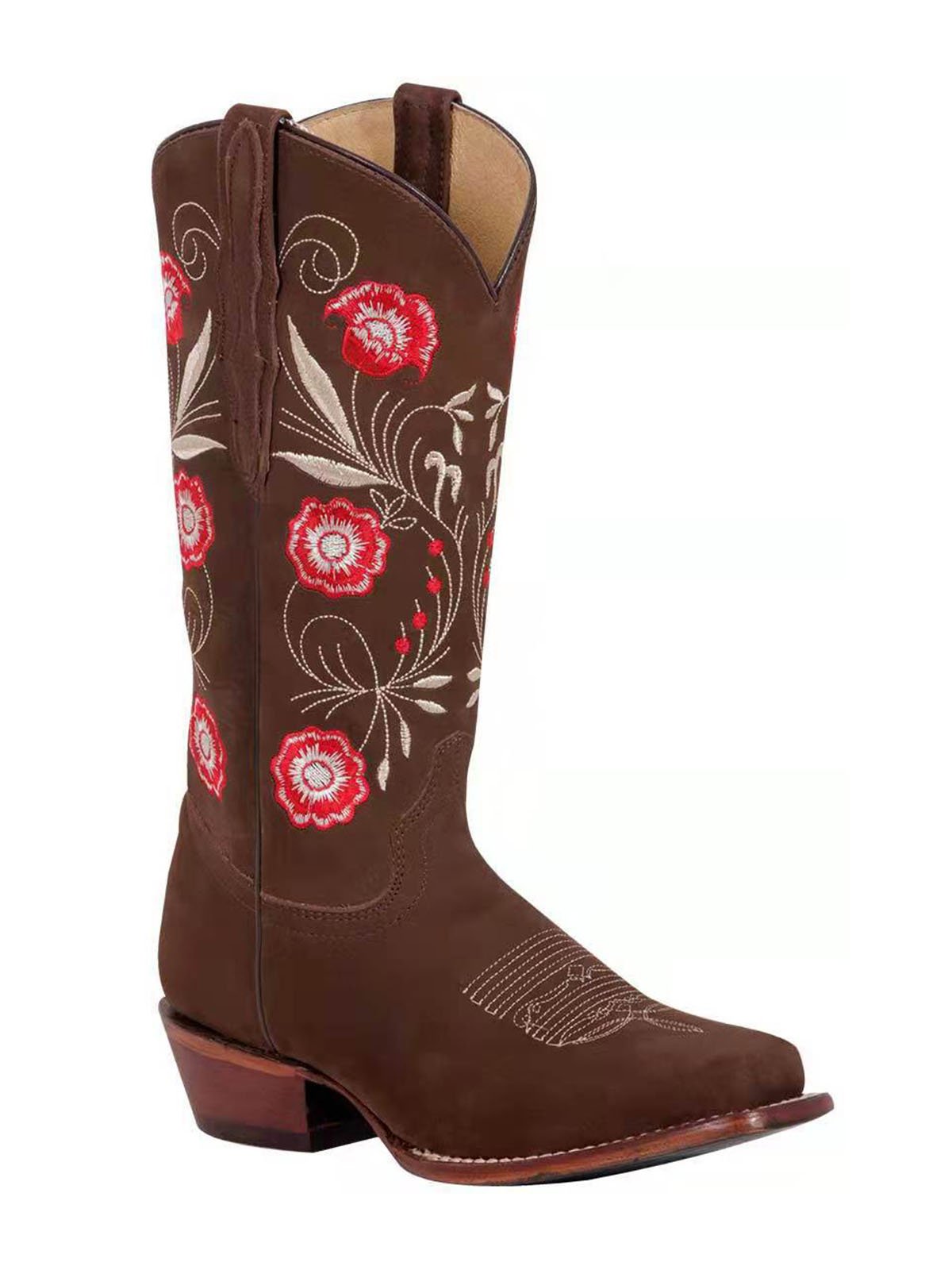 Pu Leather Cowboy Boot