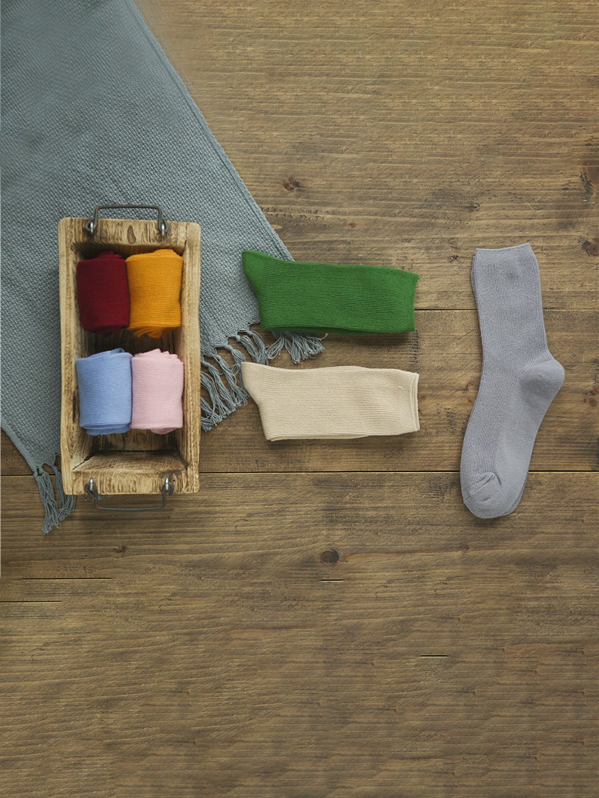 Cotton-Blend Socks & Tights