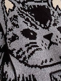 Cat Knitted Scarf