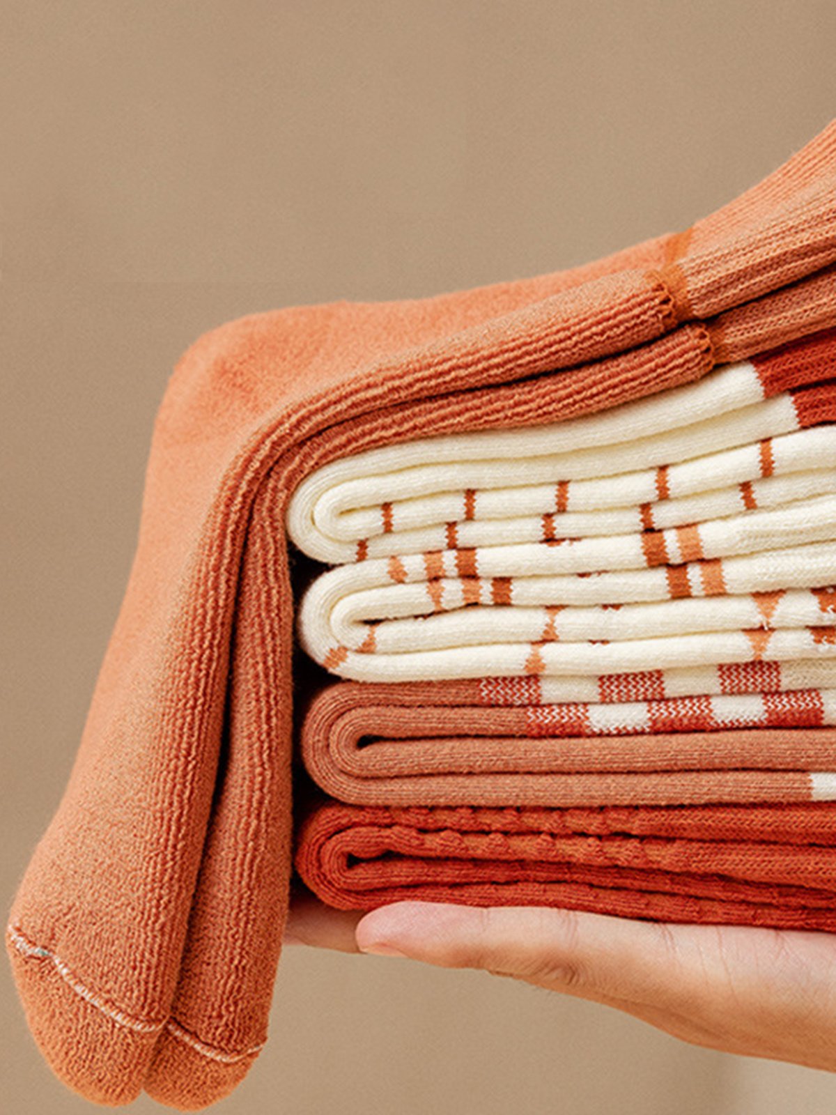 Animal Embroidered Towel Bottom Thick Warm Socks