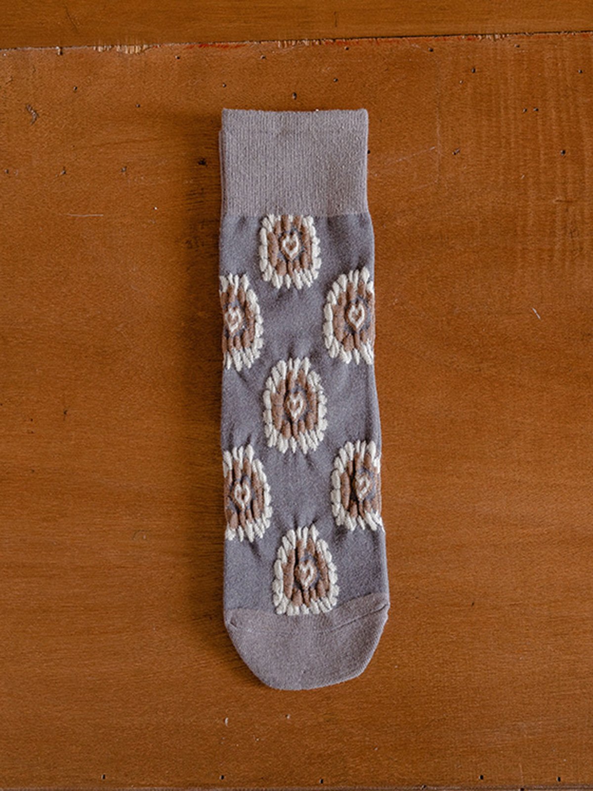 5 Pairs Of Garden Style Sun Flower Socks