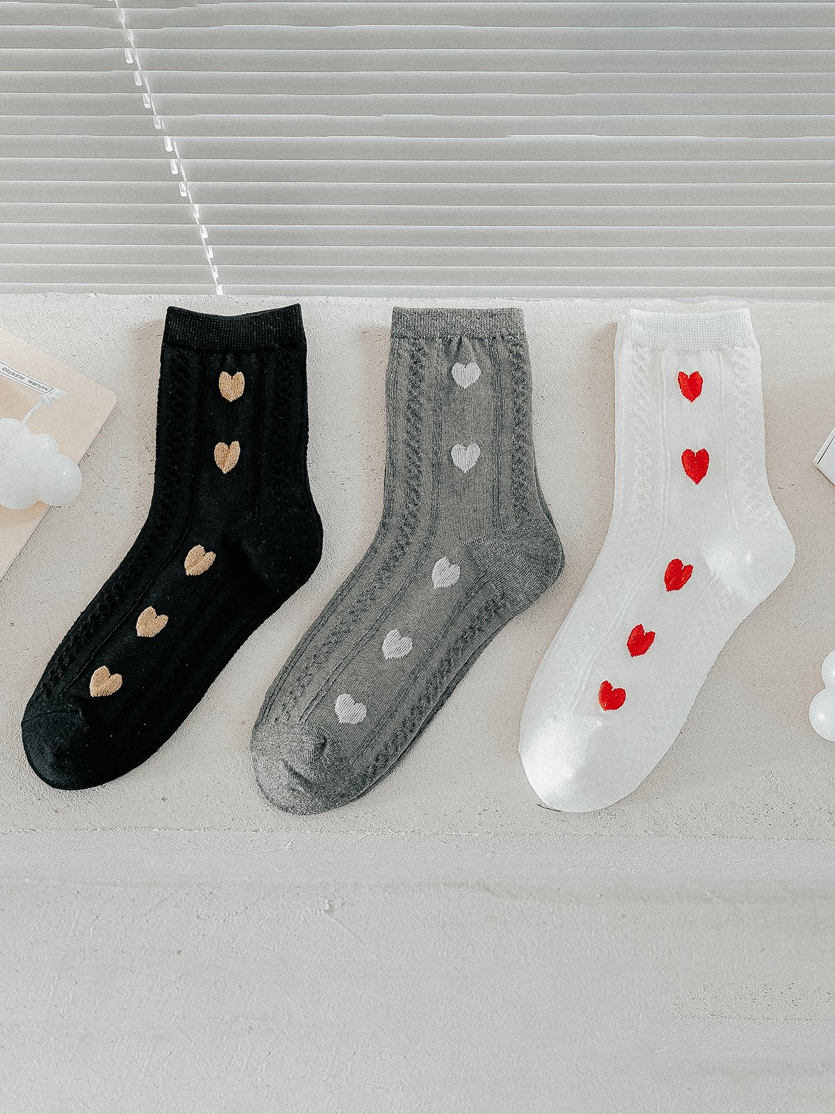 3 Pairs Of Suit Valentine's Day Gift Socks