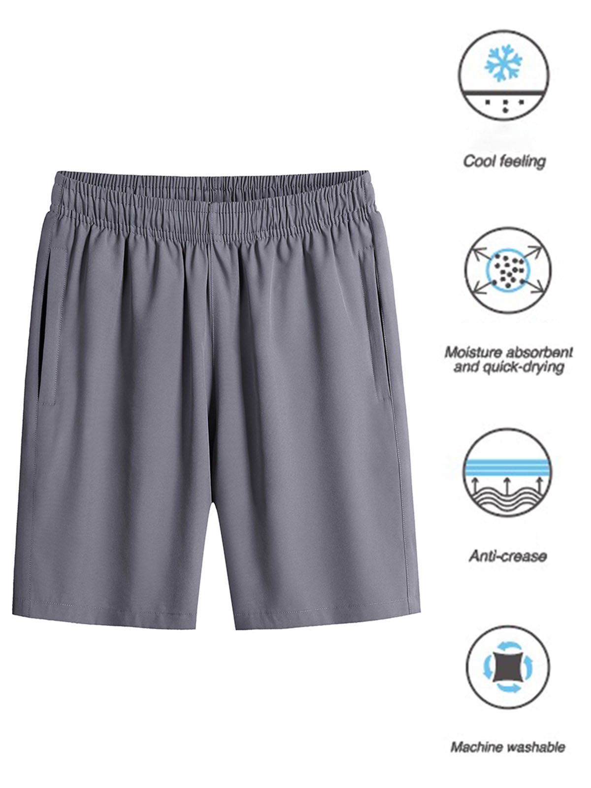 Plain Men-Shorts