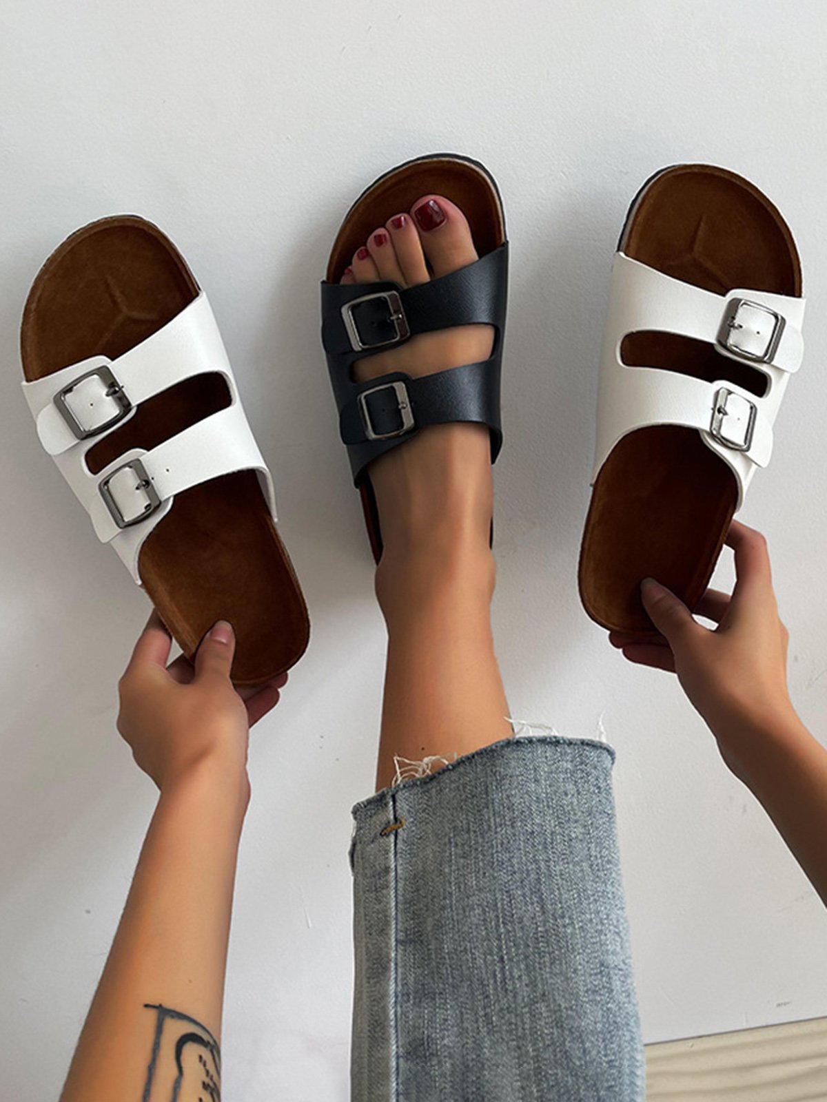Pu Leather Sandals