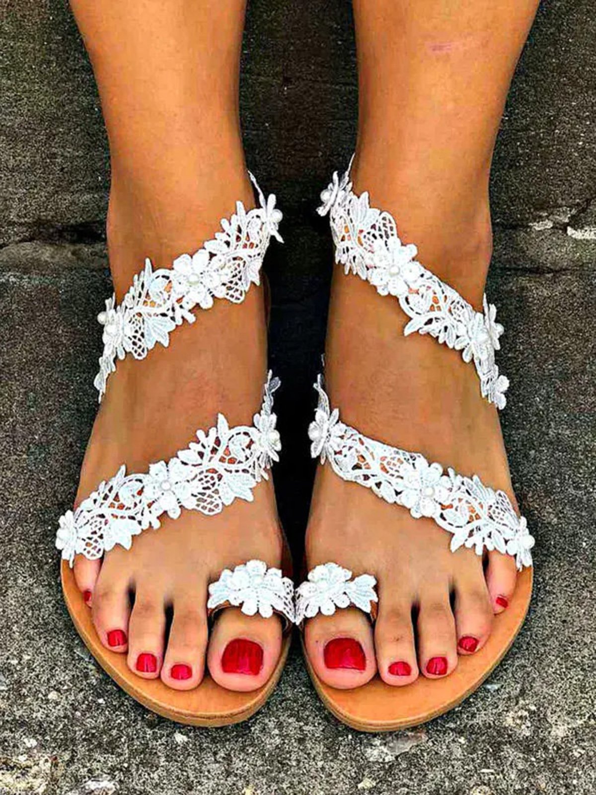 Lace Sandals