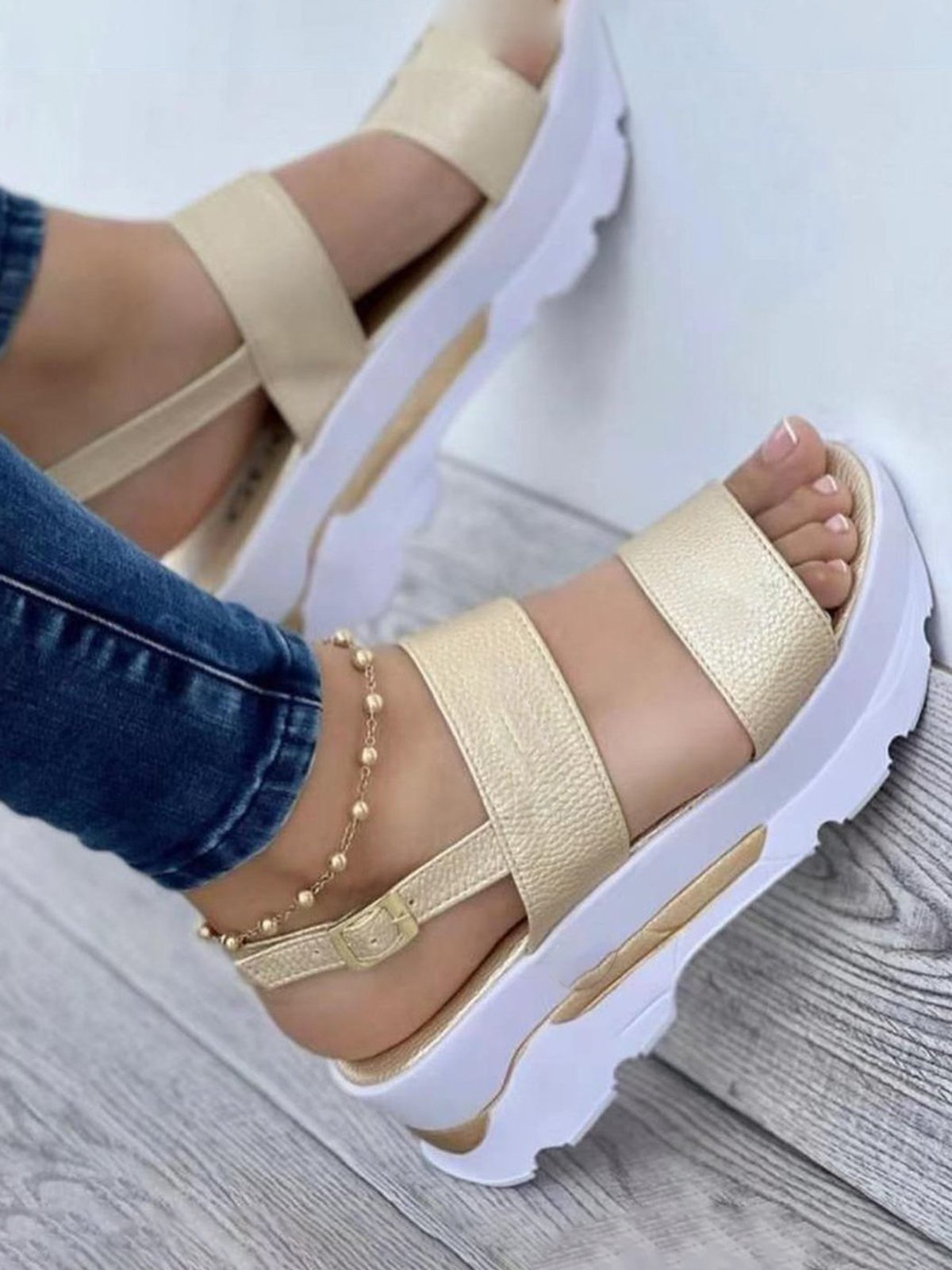 Platform Fall Wedges