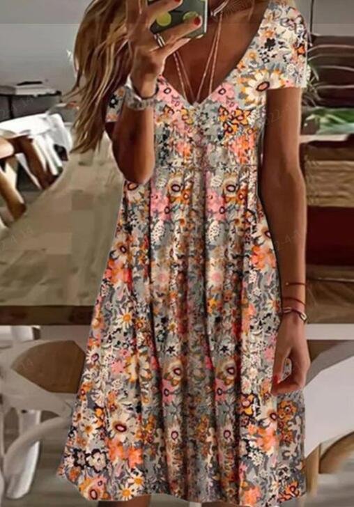 Casual V Neck Shorts