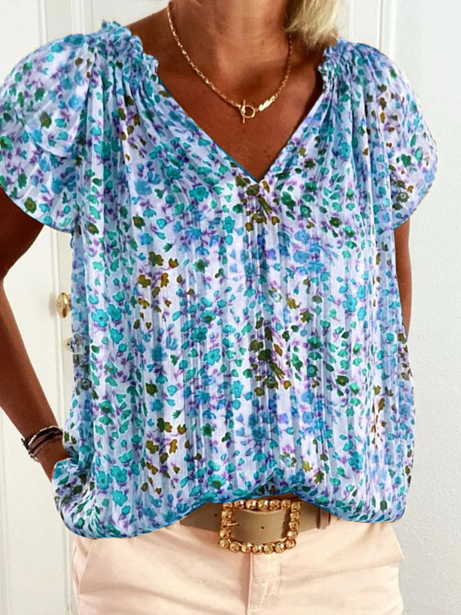 Floral Casual Blouses