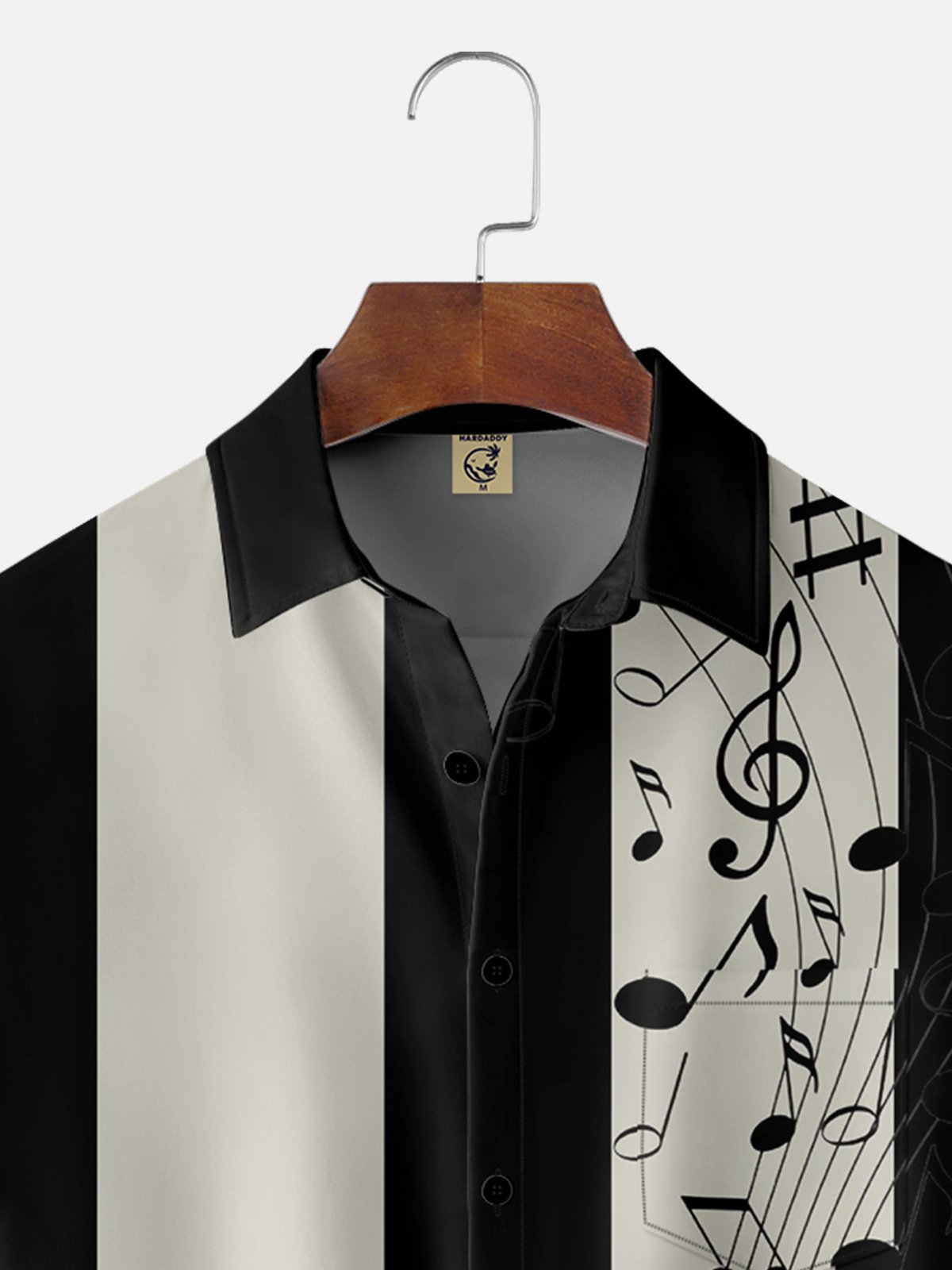 Casual Music Shirt Collar Men-Shirts