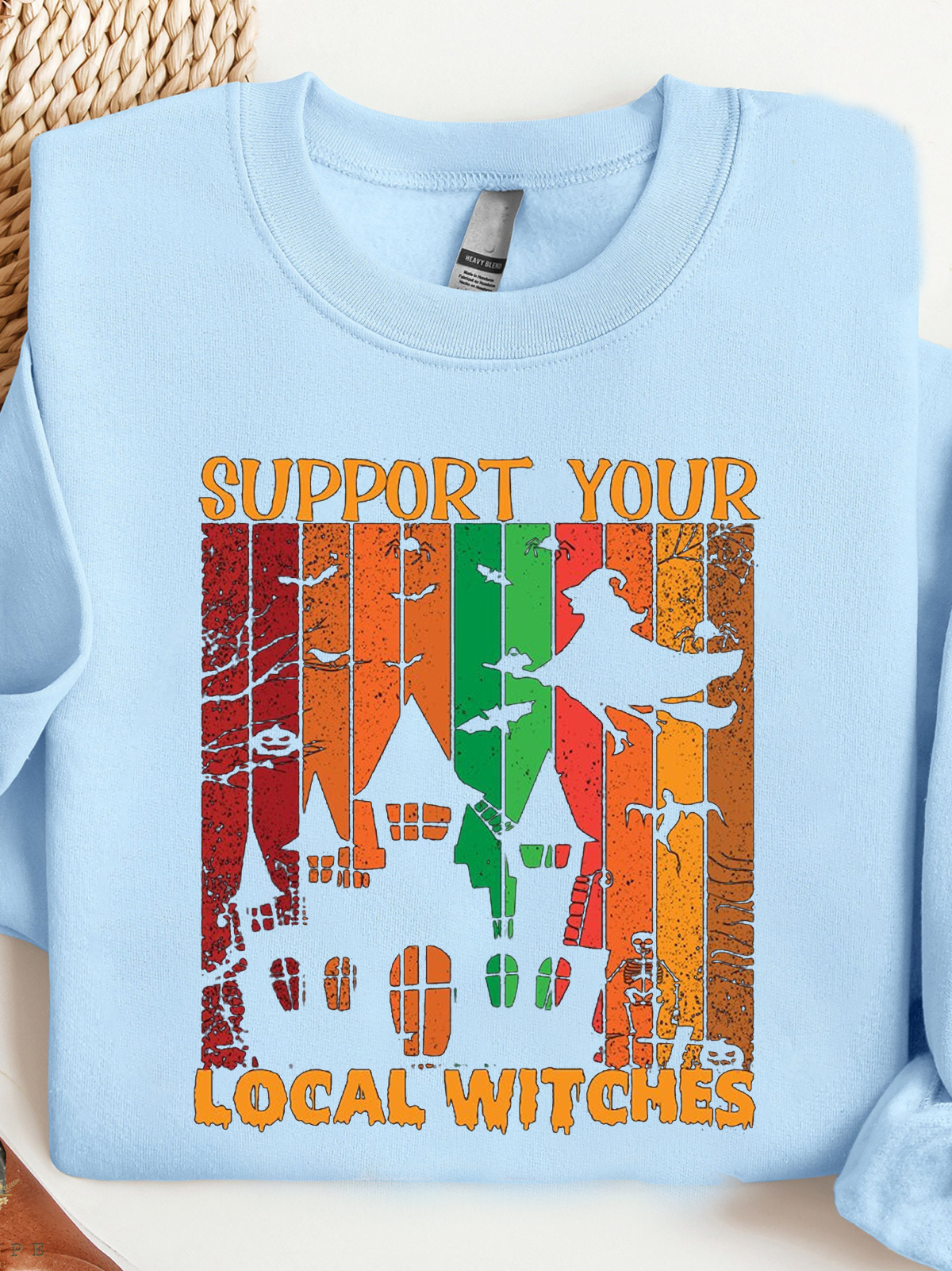 Support Your Local Witches witch Halloween Sweatshirt