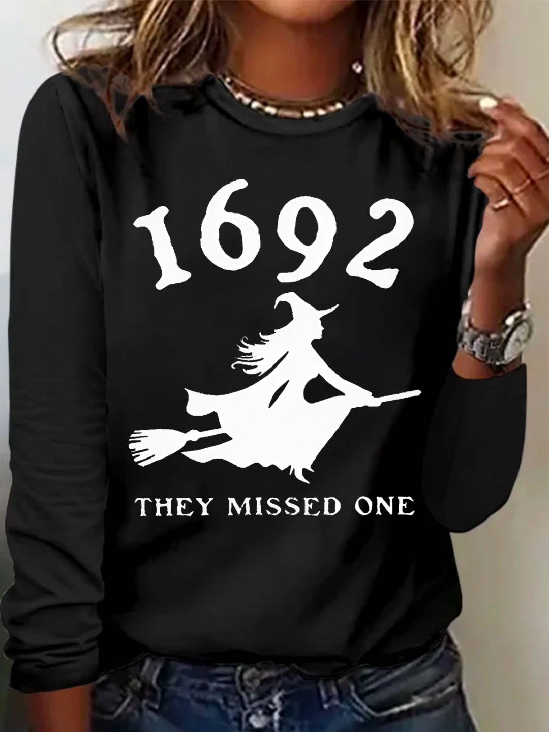 1692  They Missed One  witch Halloween T-Shirt