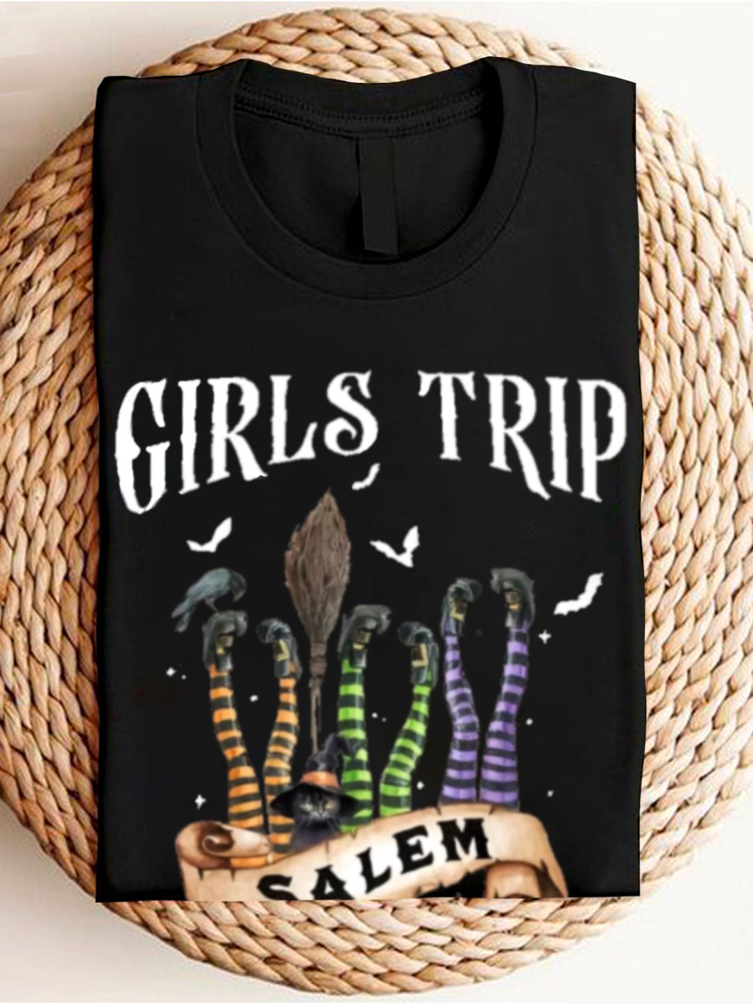 Girls Trip  time to get wicked witch Halloween T-Shirt