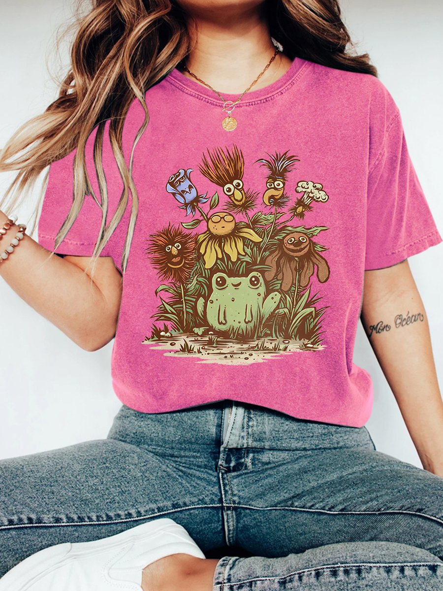 Happy Frog Vintage Distressed Shirt