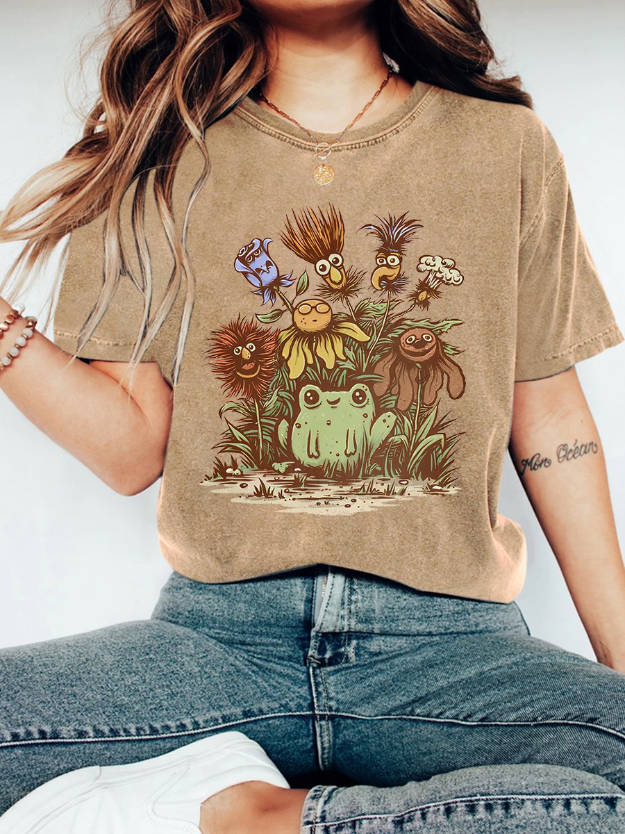 Happy Frog Vintage Distressed Shirt