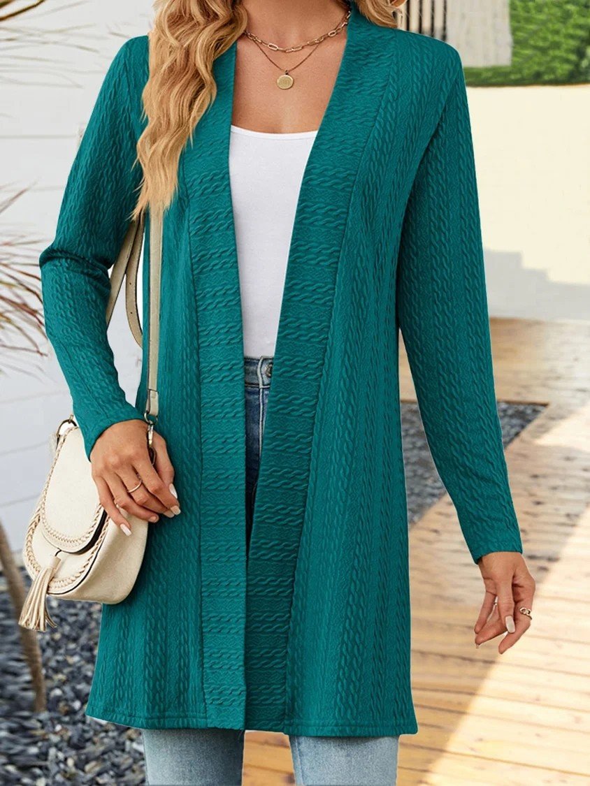 Casual Others Loose Plain Jacket