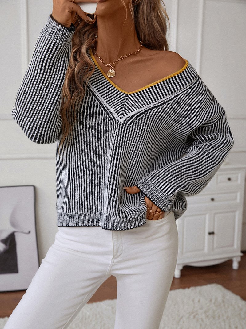 Casual Yarn/Wool Yarn Sweater
