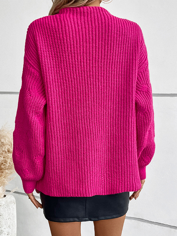 Casual Plain Sweater