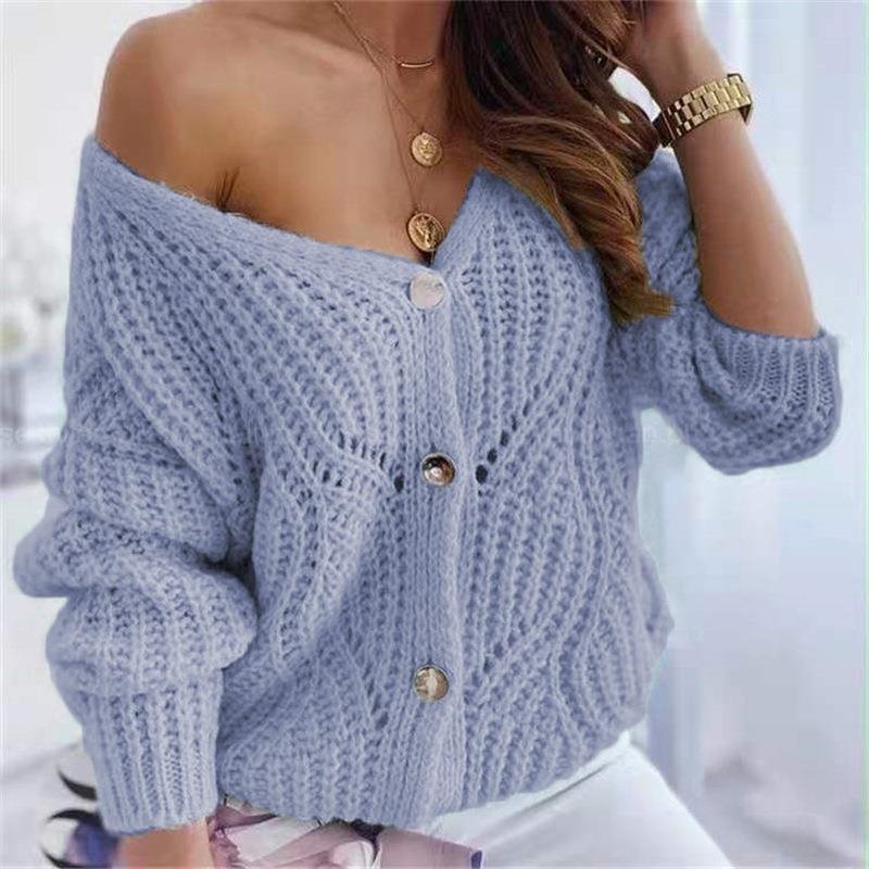 Plain Casual Wool/Knitting Others Cardigan