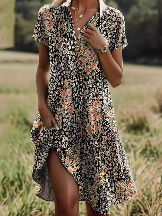 Regular Fit Casual Dress With No