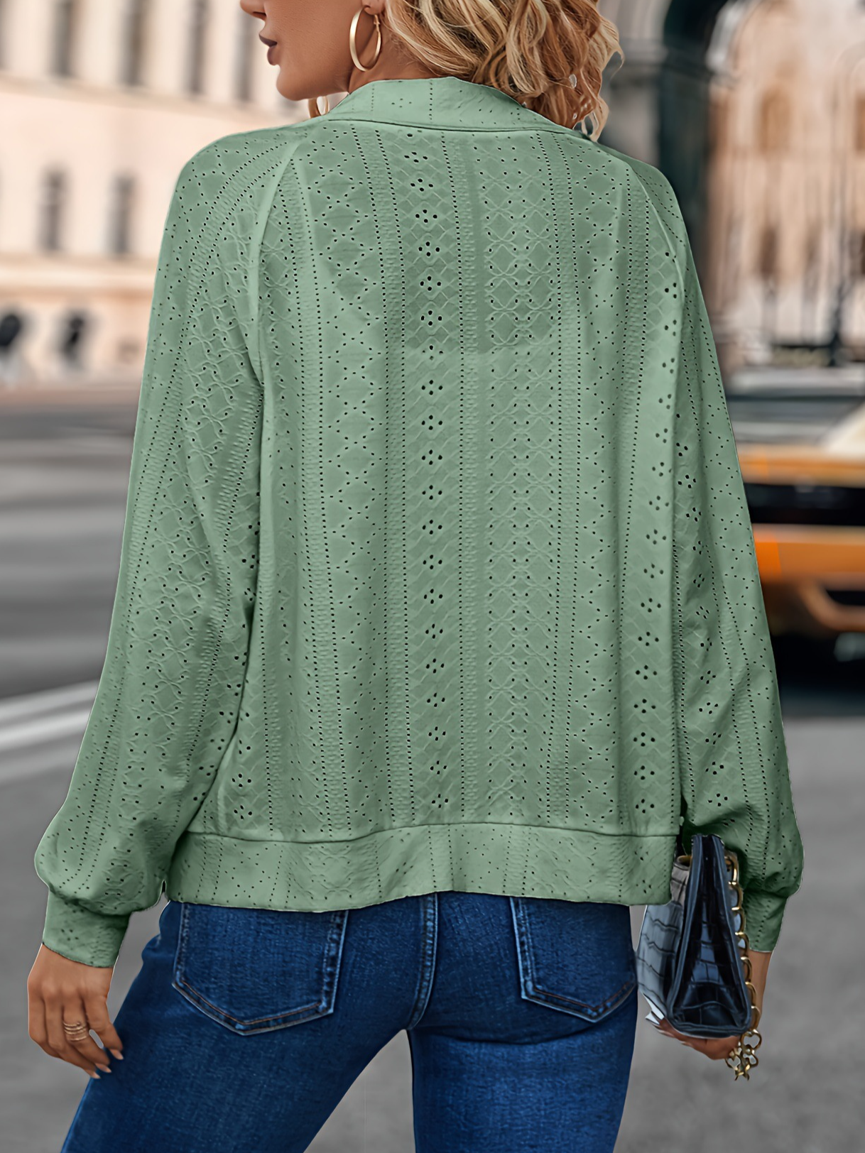 Plain Zipper Casual Jacket