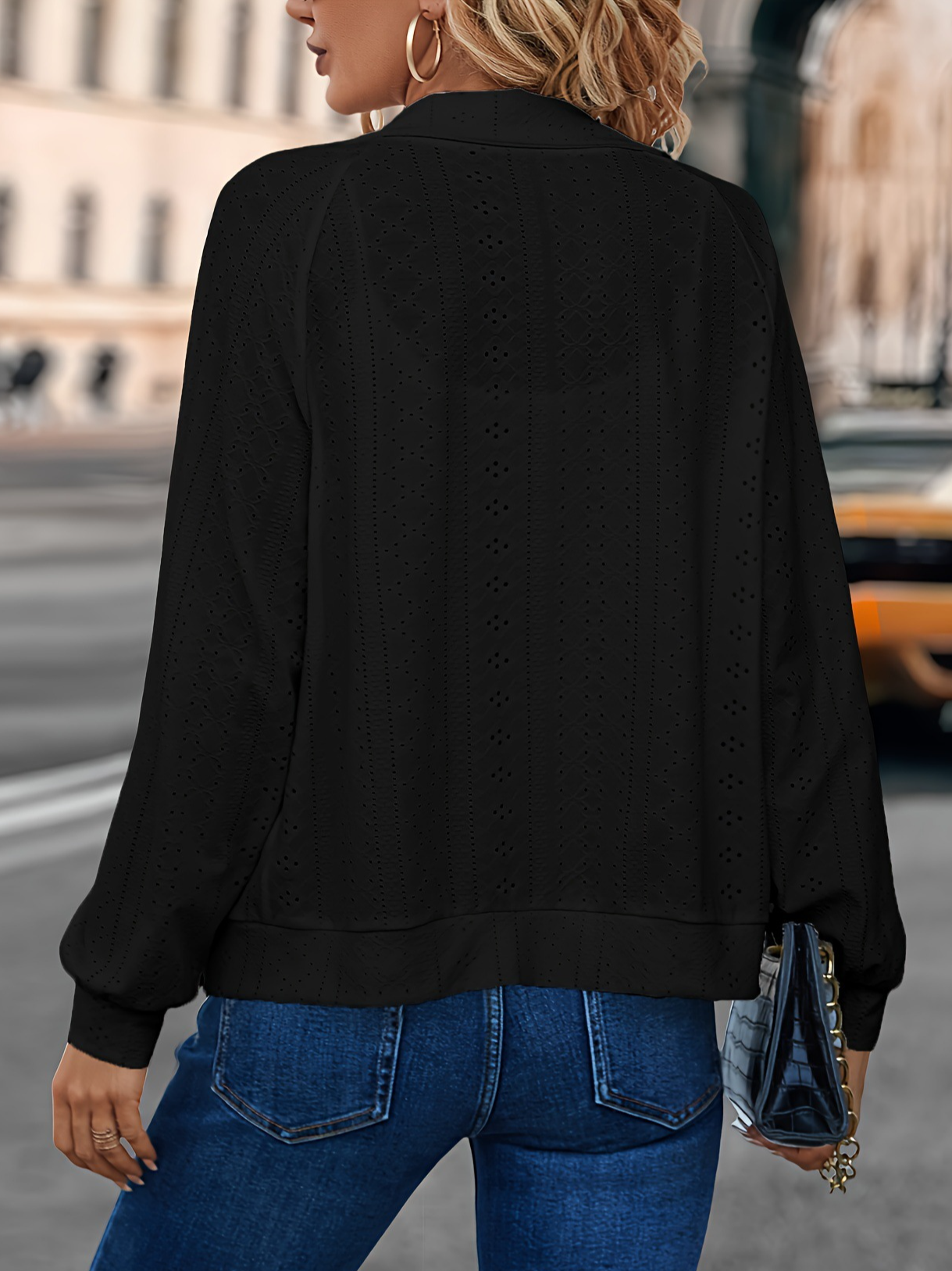 Plain Zipper Casual Jacket