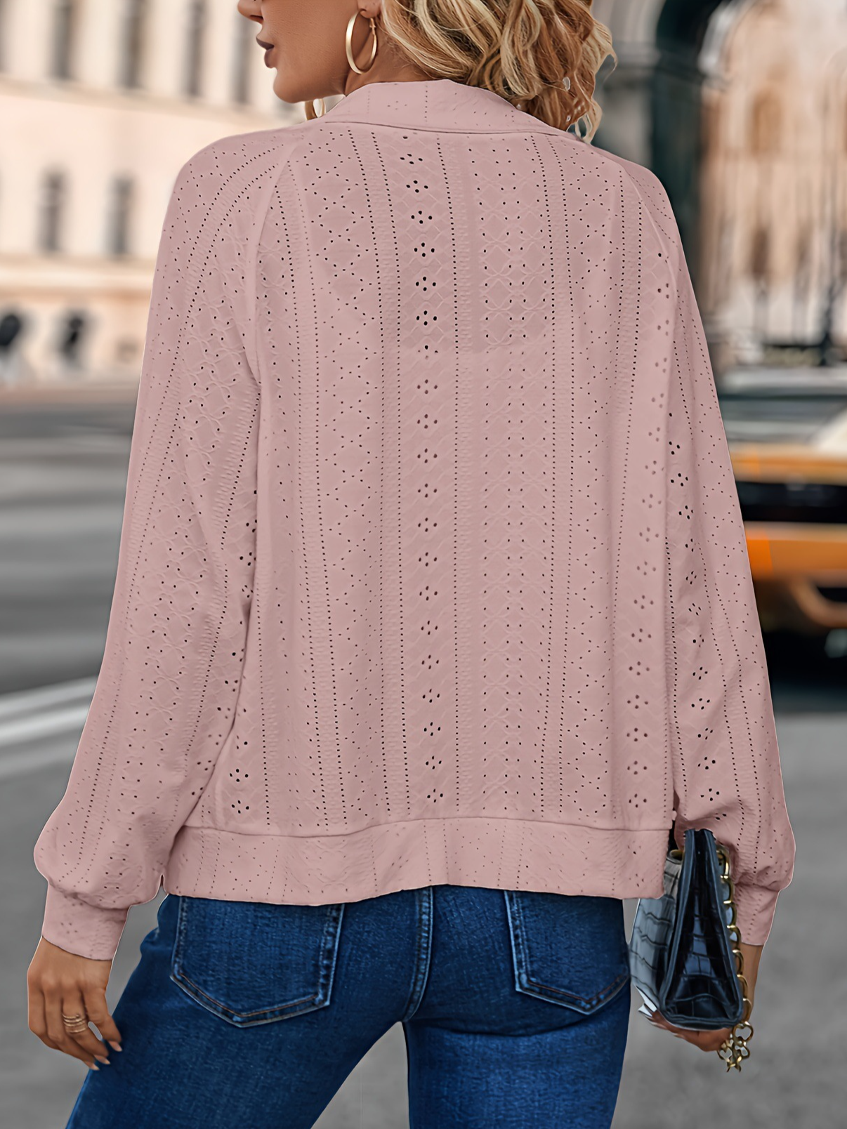 Plain Zipper Casual Jacket