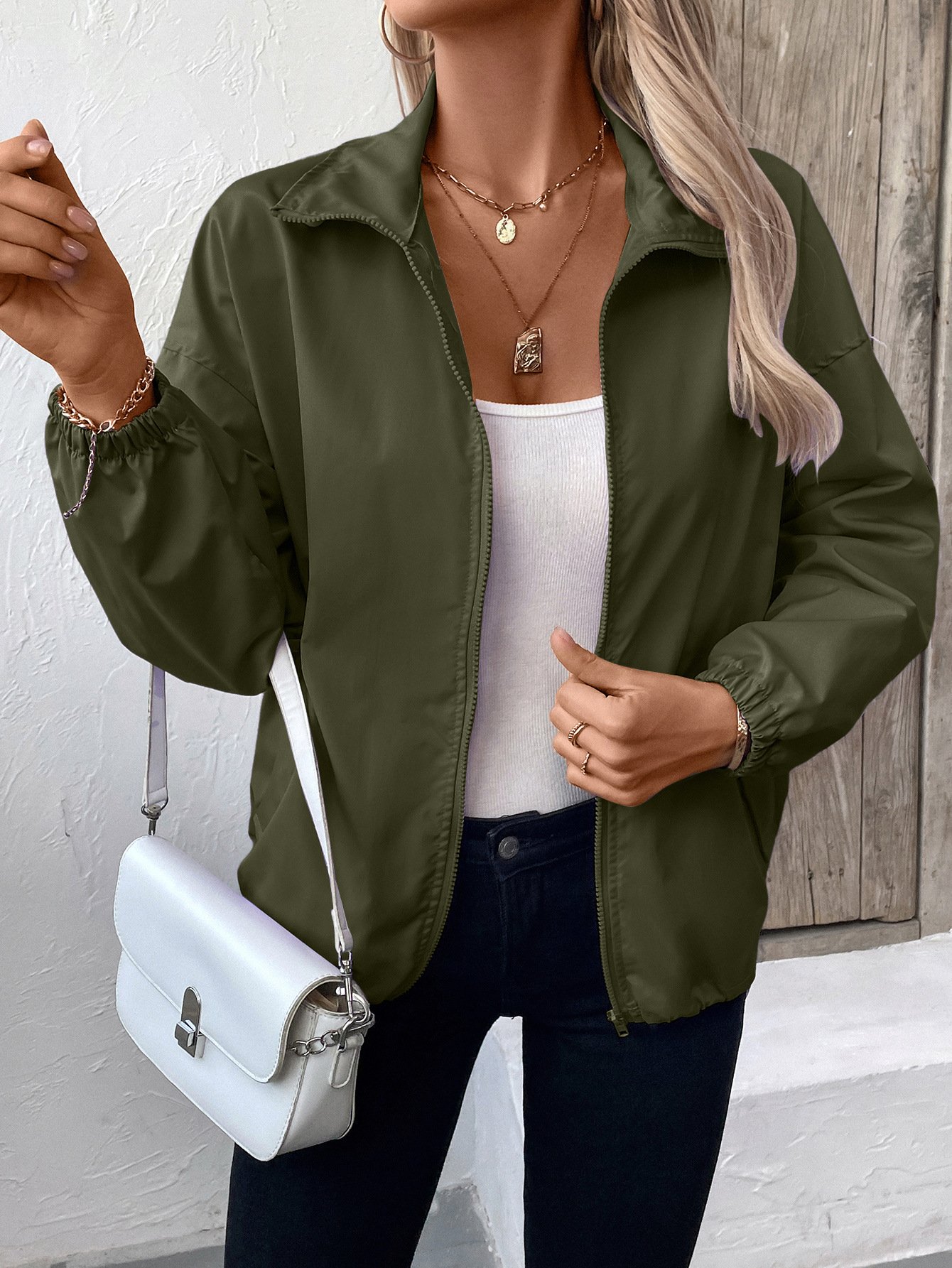 Casual Loose Plain Jacket