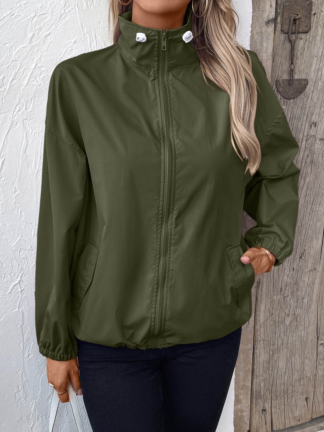Casual Loose Plain Jacket