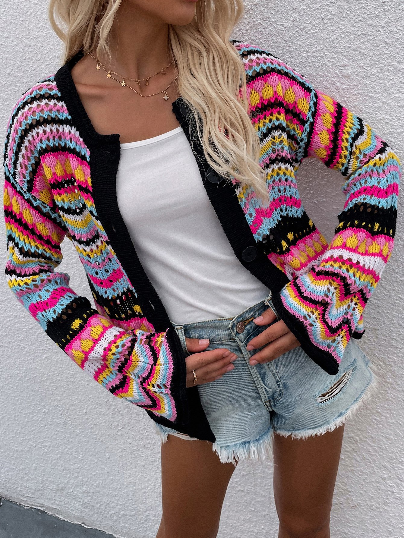 Wool/Knitting Casual Cardigan