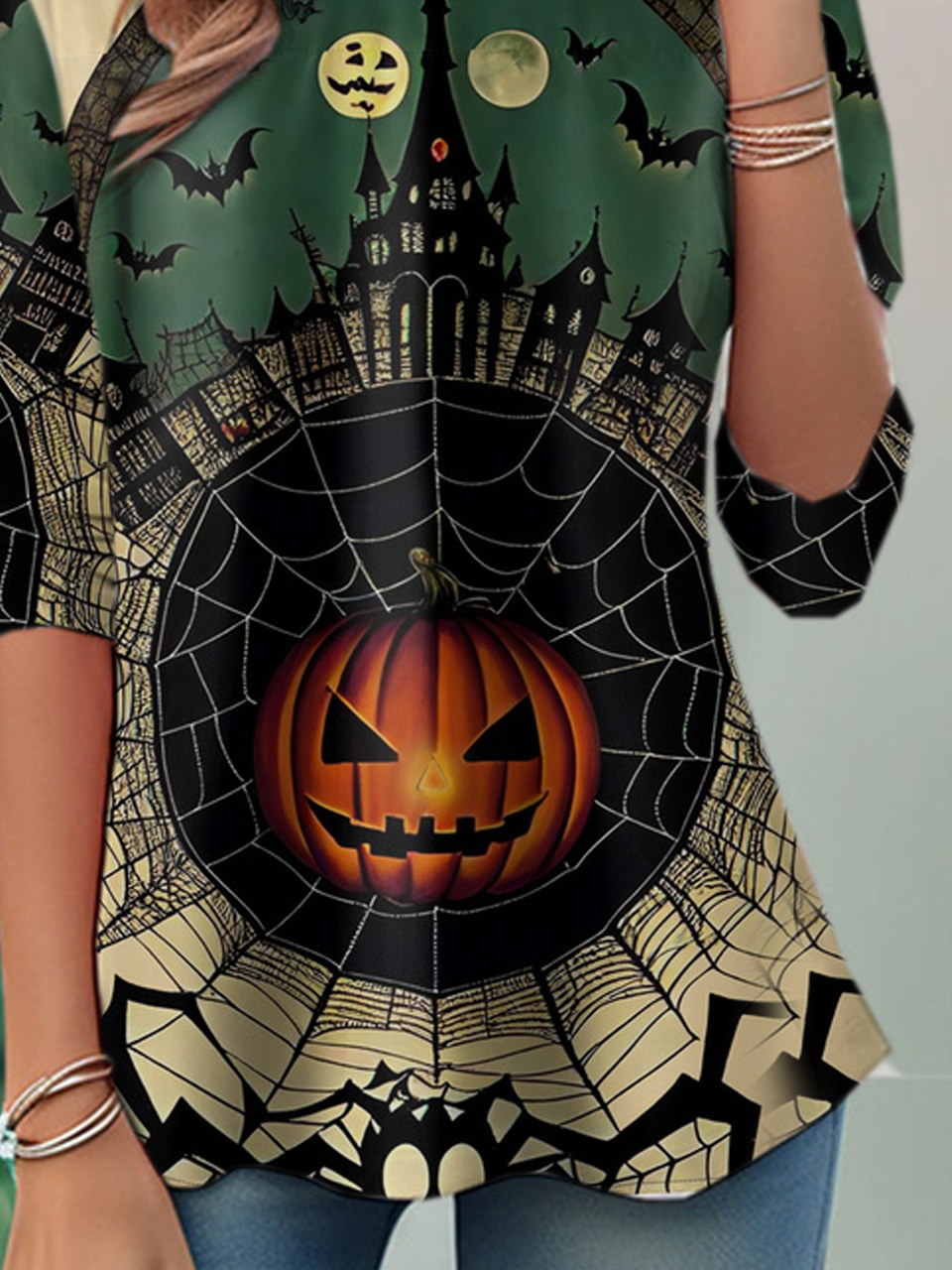 Casual Jersey Halloween T-Shirt