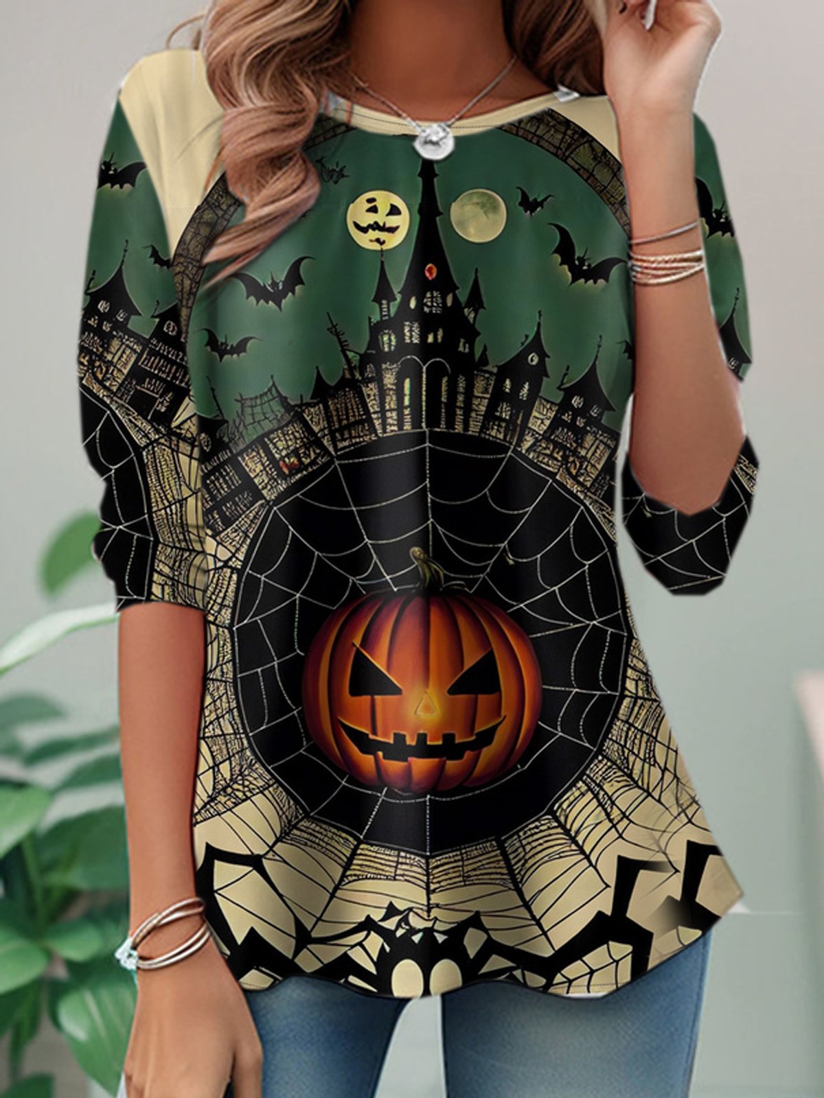 Casual Jersey Halloween T-Shirt