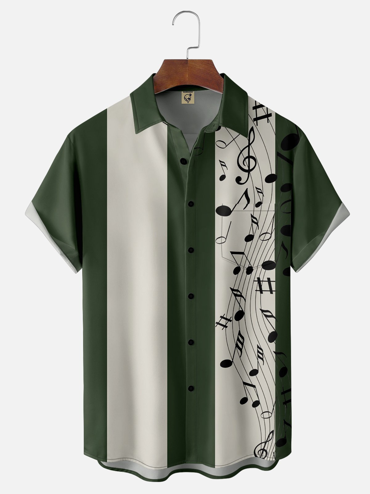 Casual Music Shirt Collar Men-Shirts