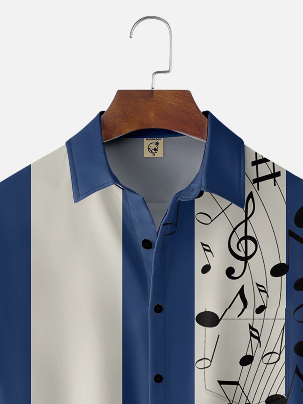 Casual Music Shirt Collar Men-Shirts