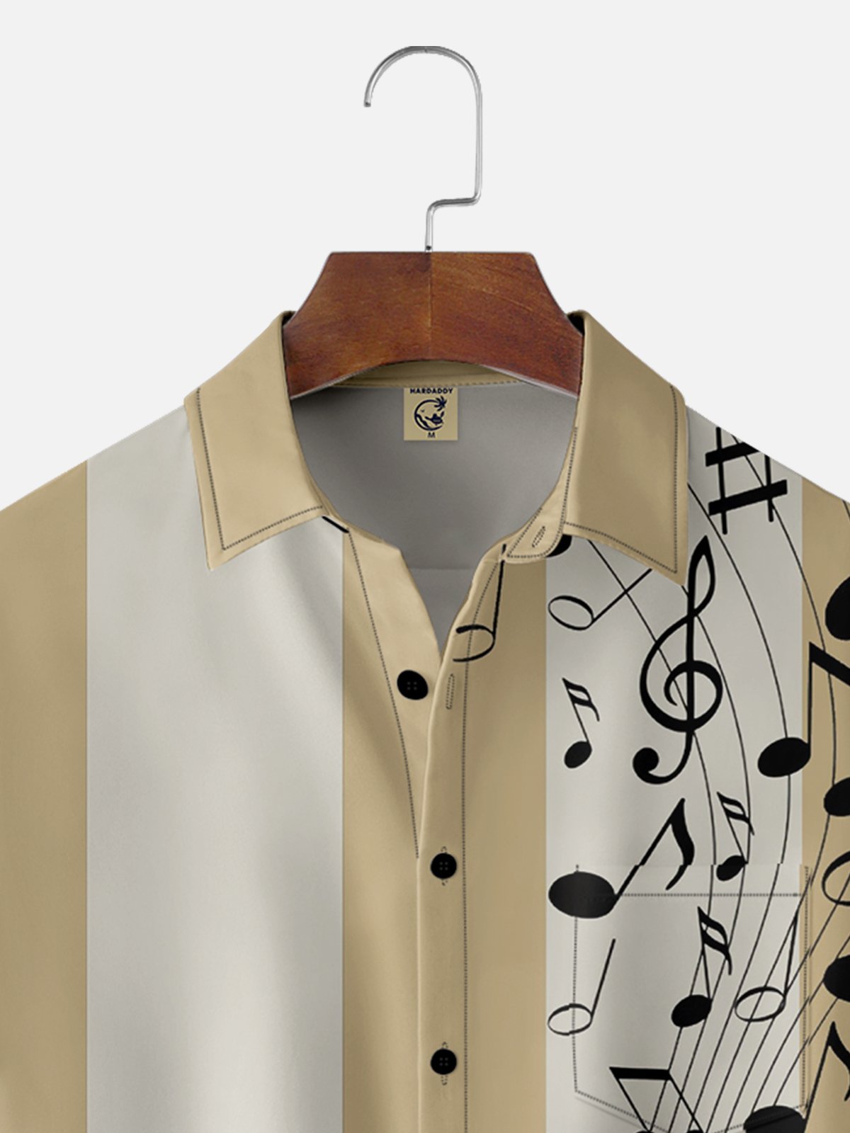 Casual Music Shirt Collar Men-Shirts