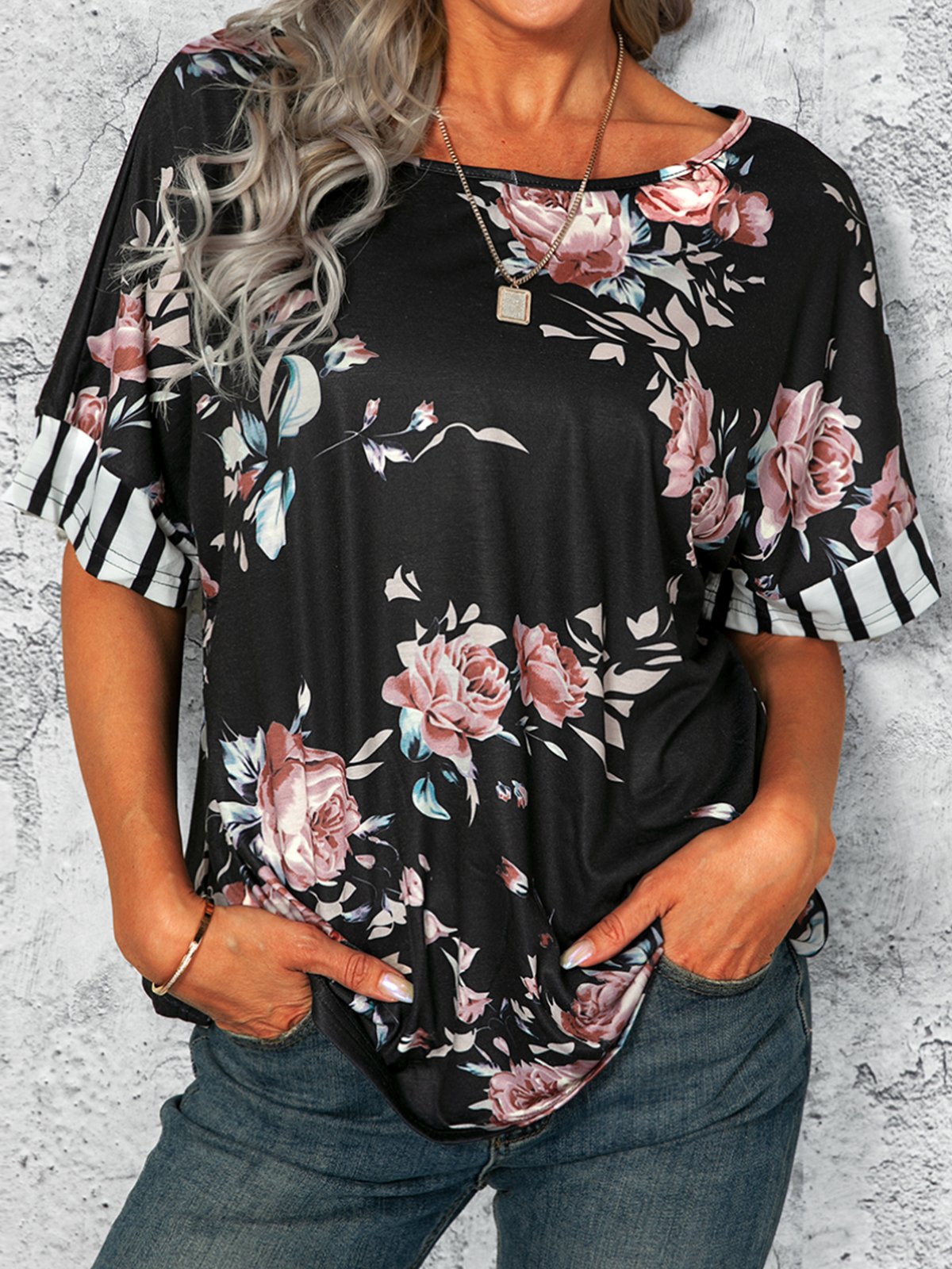 Floral Casual T-shirt