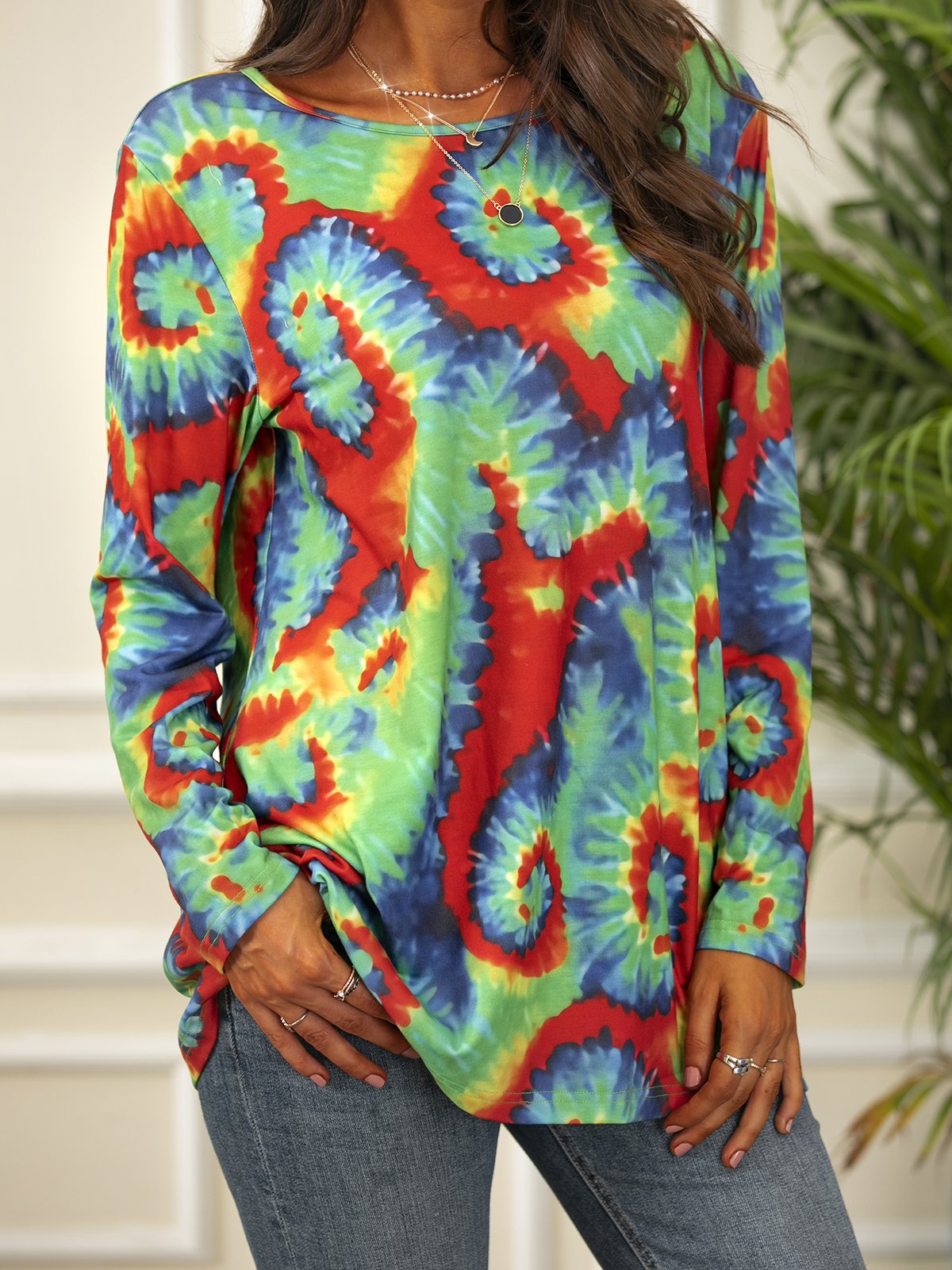 Vintage Round Neck Top