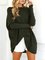 Casual Long Sleeve Crew Neck Solid Plus Size Knitted Sweater